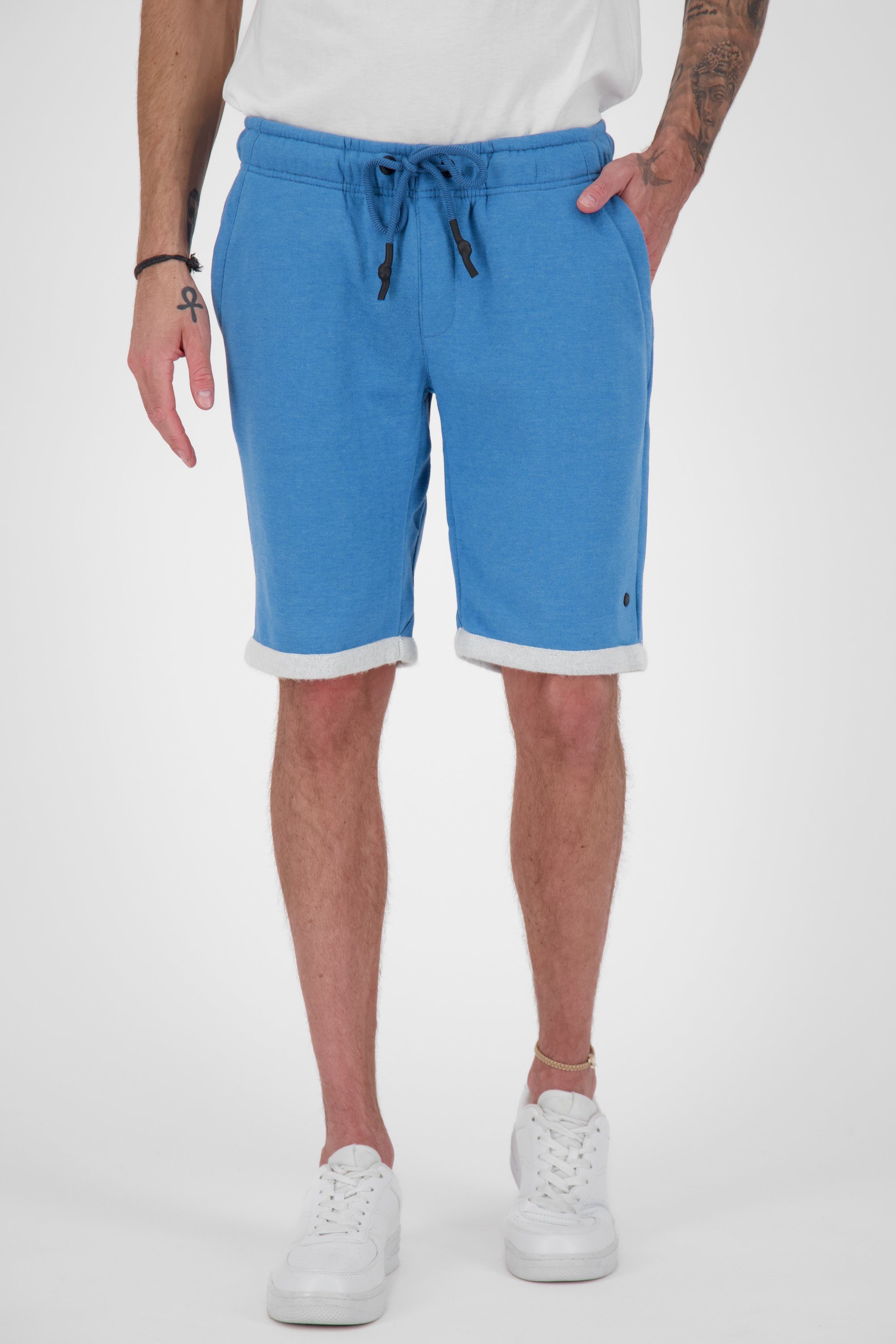 Alife & melange JumperAK Kickin Sweathose, Hose kurze Sweatshorts indigo Shorts A Herren