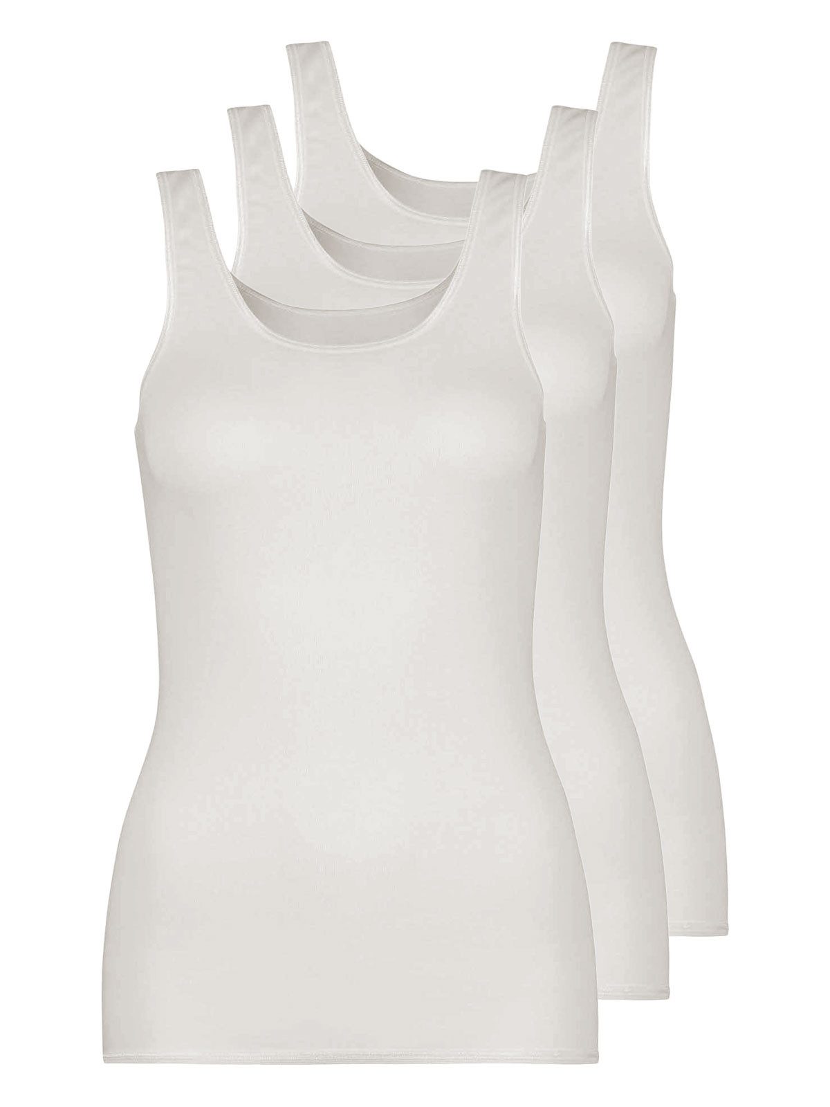 Pompadour Achselhemd 3er Pack Damen Shirt ohne Arm Intime (Packung, 3-St) - günstig online kaufen