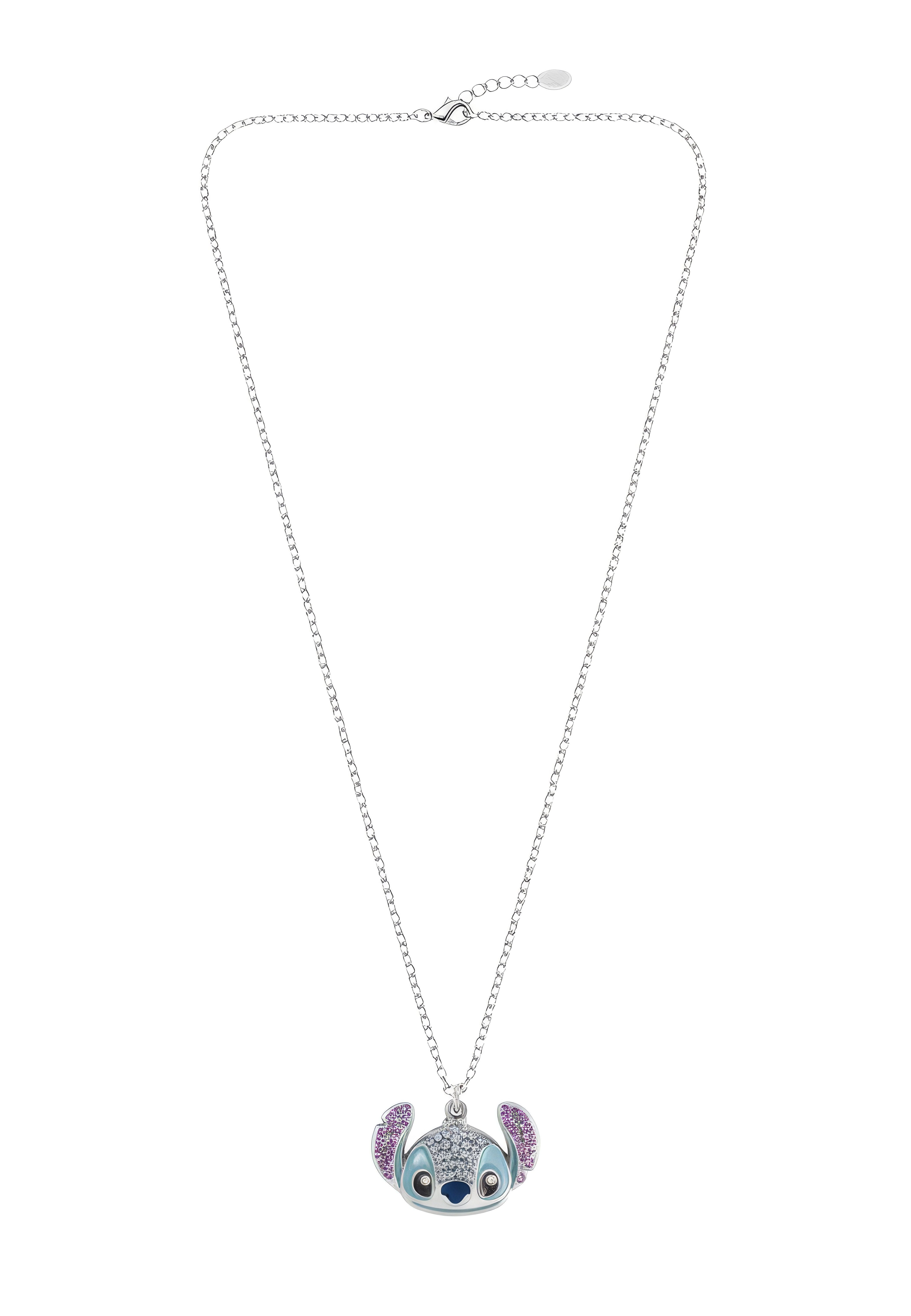 Disney Collier Stitch Kristall-Kopf Anhänger Halskette (Set)