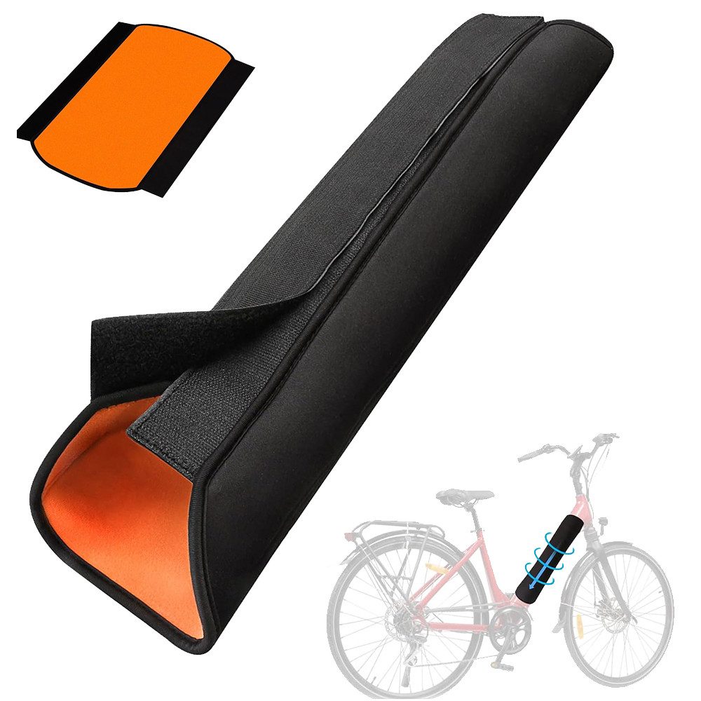 AFKSMILE Akku-Schutzhülle Wasserdichte Ebike Akku Schutzhülle, Für 28-36 cm Rahmenumfang, Lebensdauer Batterieverlängerung E-Fahrradzubehör, gegen Kälte Staub