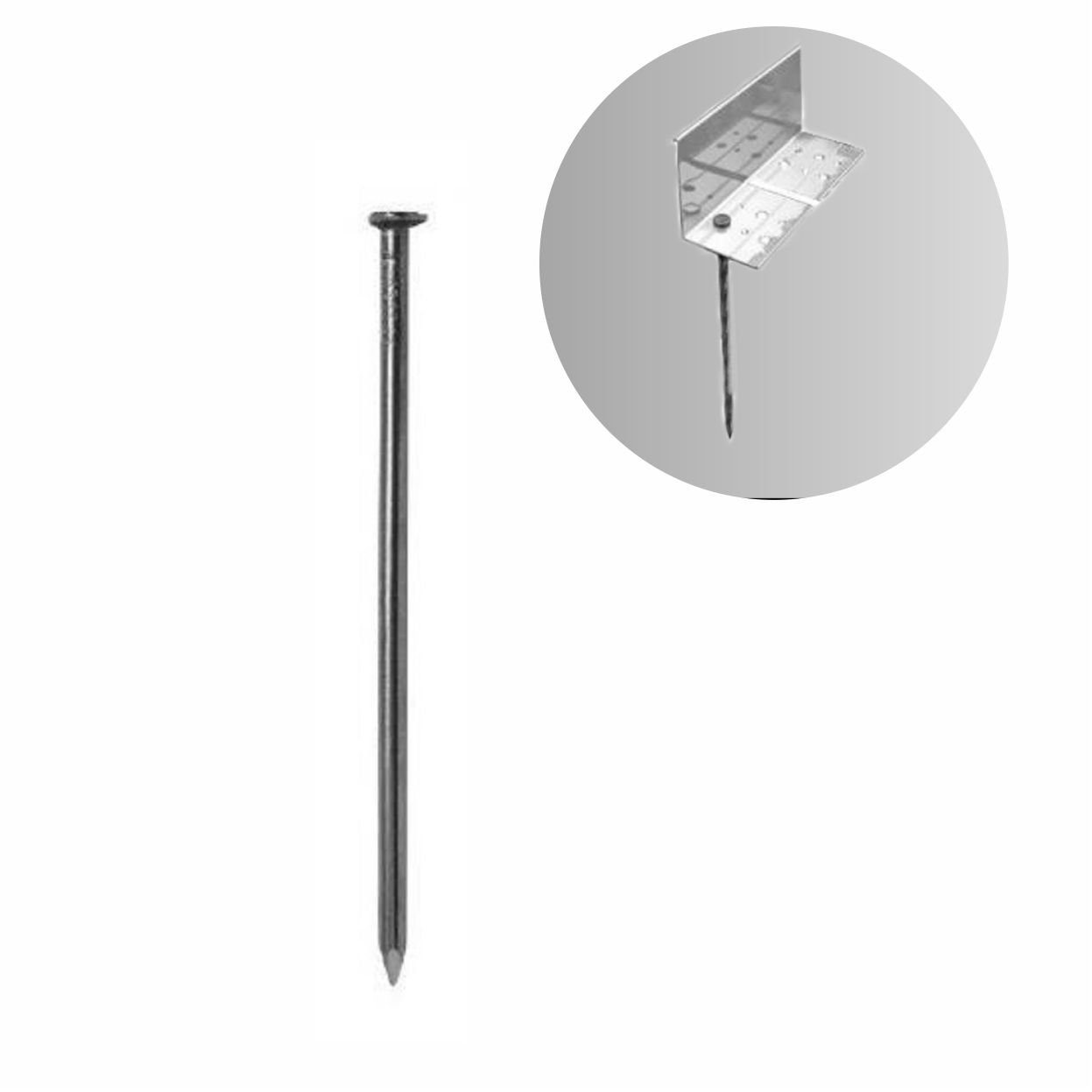 Bodenanker Erdanker Stahl 250mm x 7mm Bodenanker Erdnägel