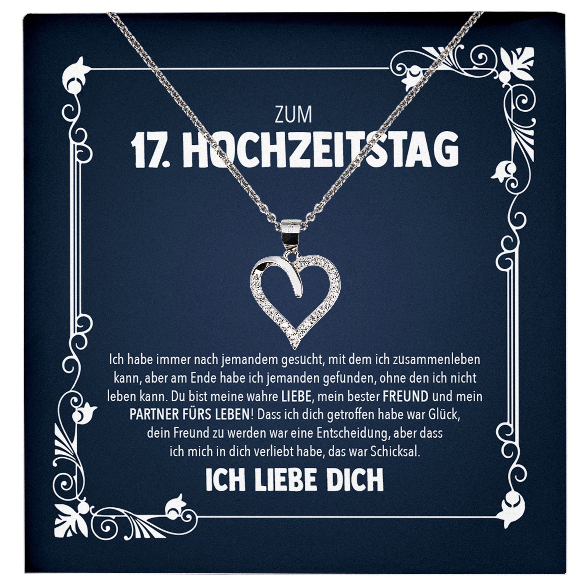 22Feels Schmuckset Ehefrau 17. Hochzeitstag Geschenk günstig online kaufen