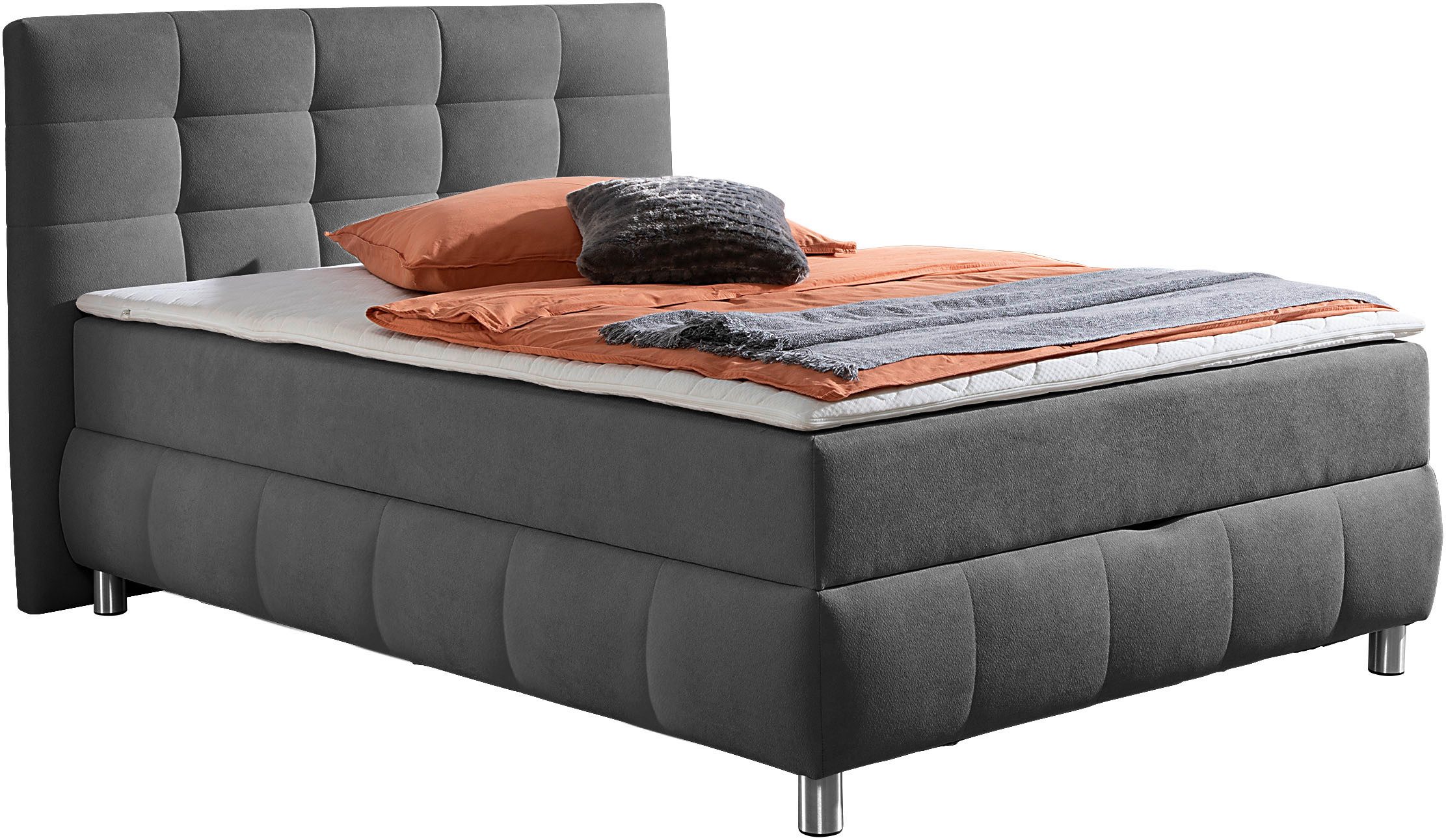 Home affaire Boxbett Marvao inkl. Bettkasten und Topper, Boxbett mit Bettkasten, inkl. Topper – Bild 2 von 5