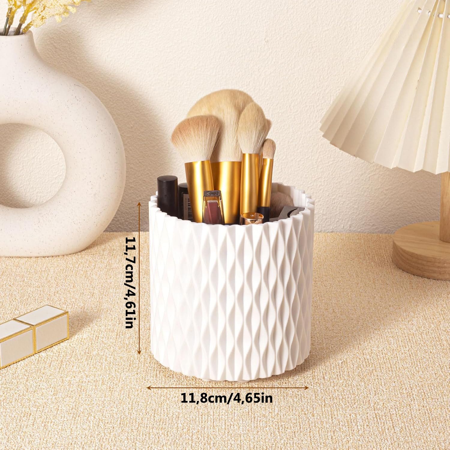 Auledio Make-Up Organizer 360° drehbare Schminktisch und Badorganizer, Skin günstig online kaufen