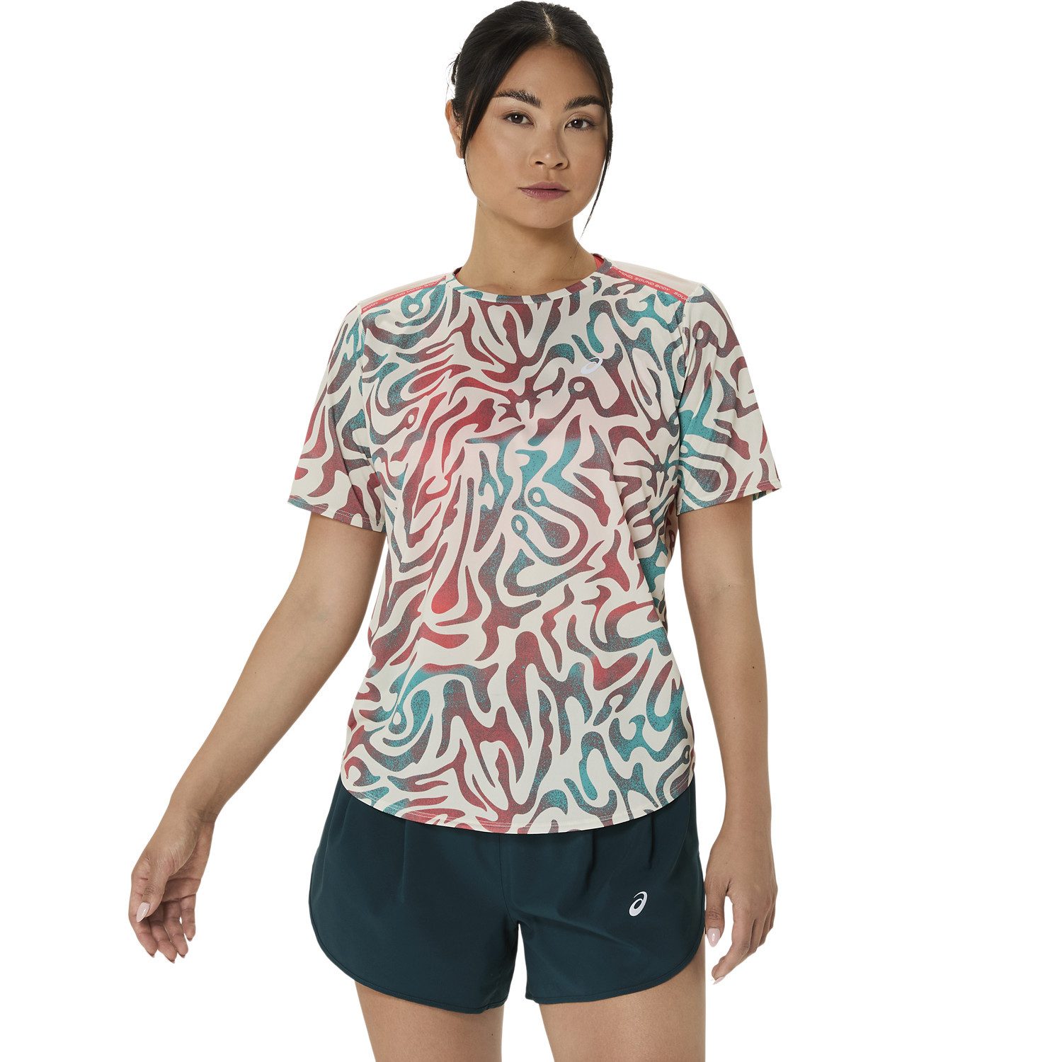 Asics Laufshirt ROAD ALL OVER PRINT SS TOP