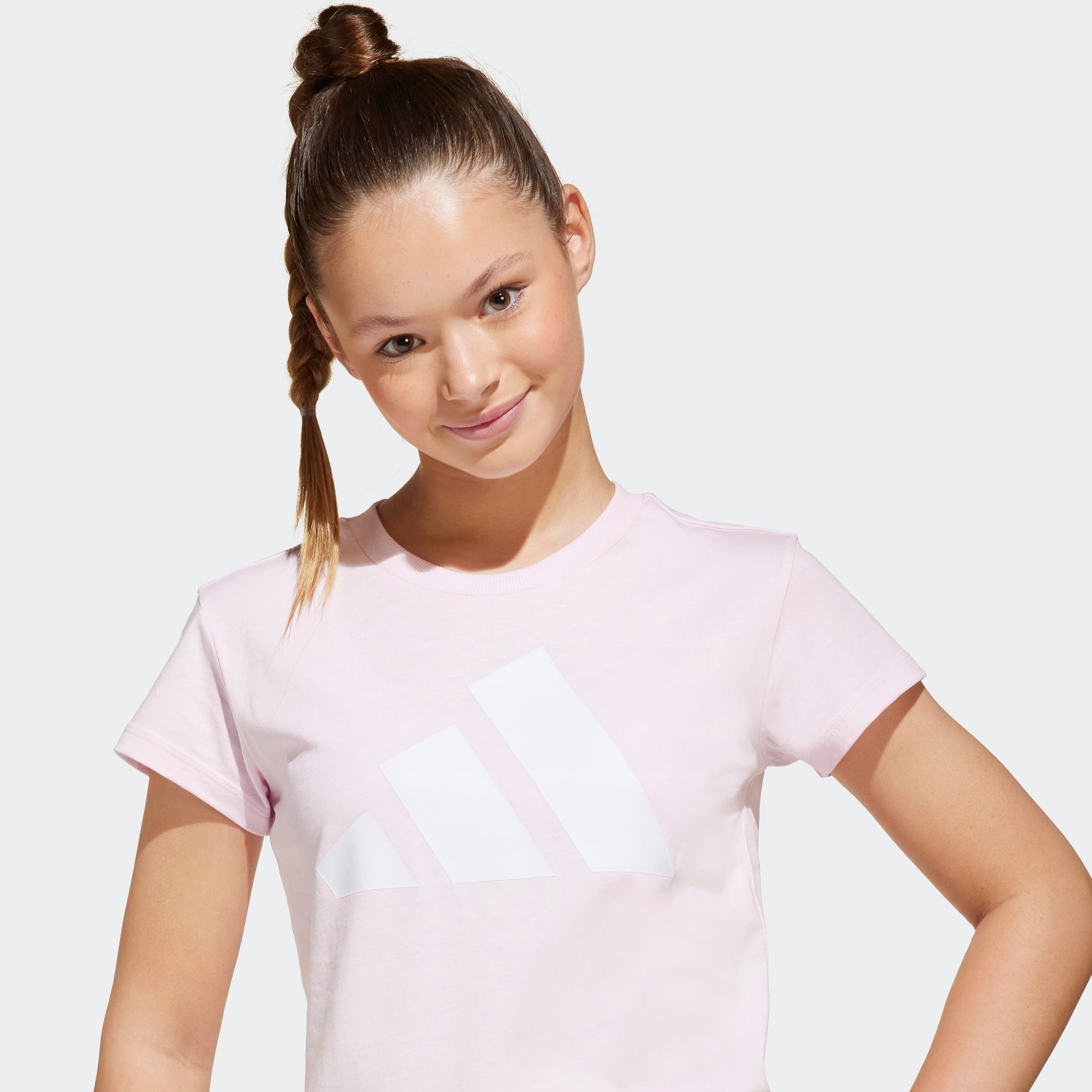 adidas Sportswear T-Shirt JG BL TEE 160 für Kinder, mit Rundhalsausschnitt, ohne Verschluss, aus Baumwolle