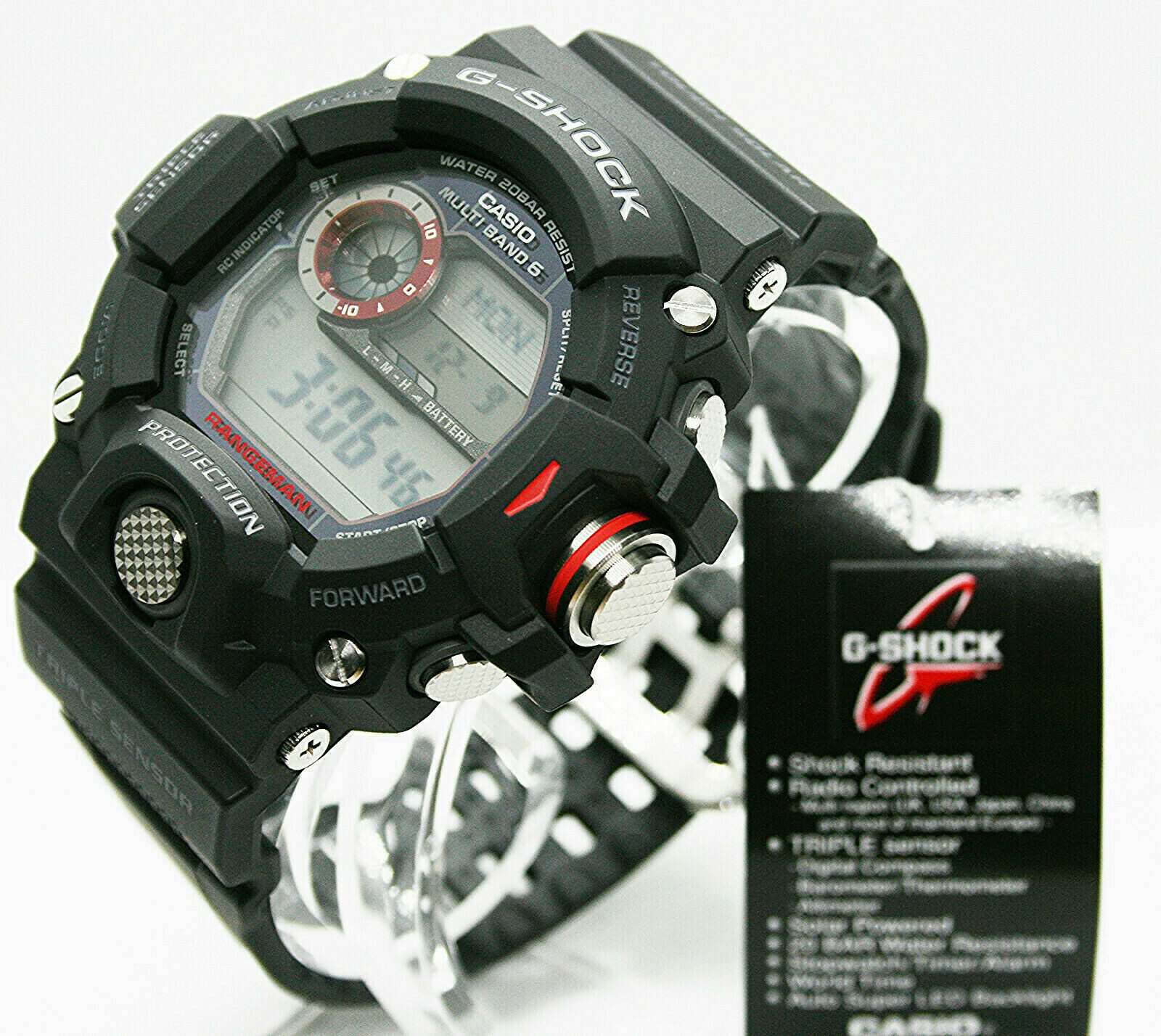 Digitaluhr Casio Herrenuhr GW-9400-1ER