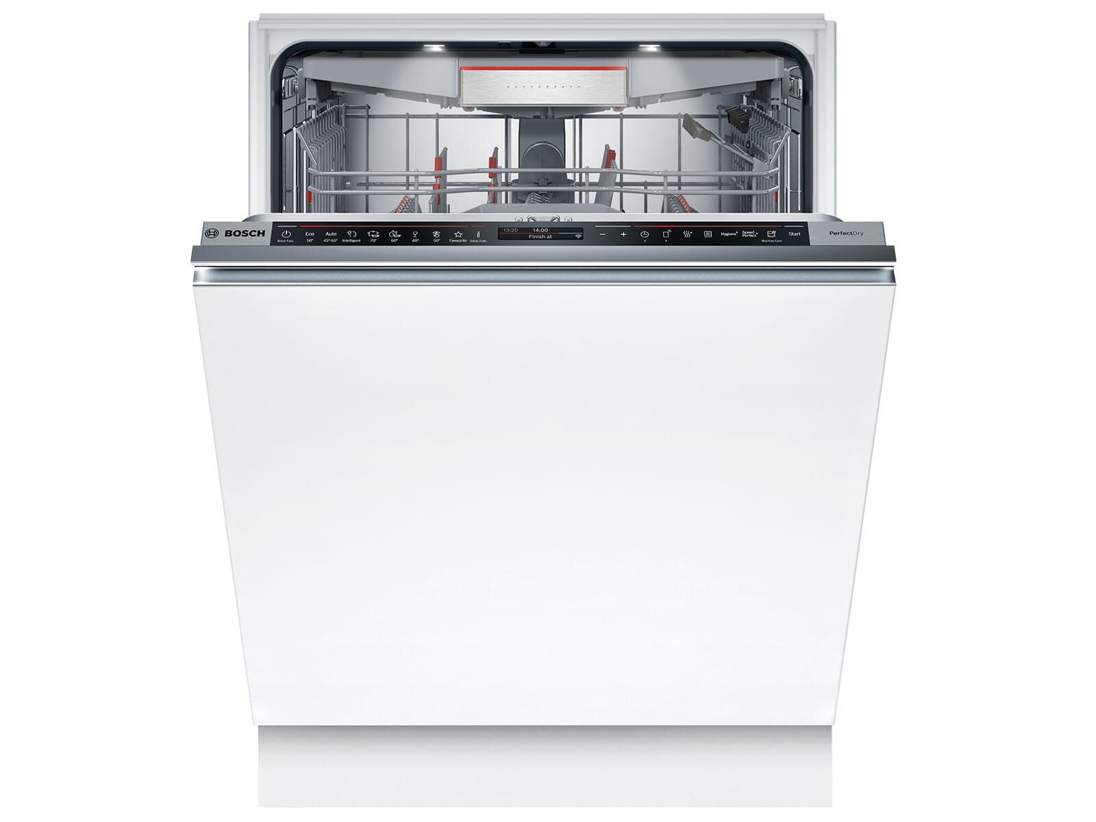 BOSCH vollintegrierbarer Geschirrspüler SMD8TCX04E, 9.5 l, 14 Maßgedecke, Open Assist autom. Türöffnung