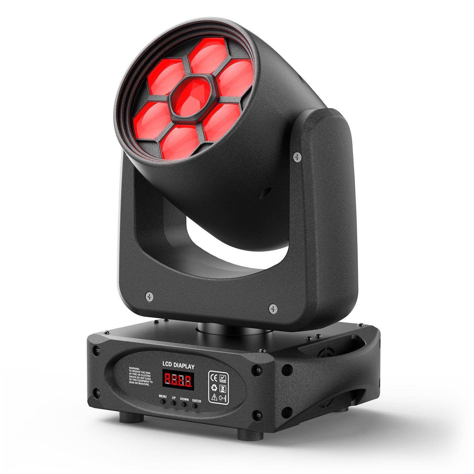 ZonQoonz Discolicht 200W Moving Head Light, BühnenLicht Gobo Strahl Für DJ Party Disco