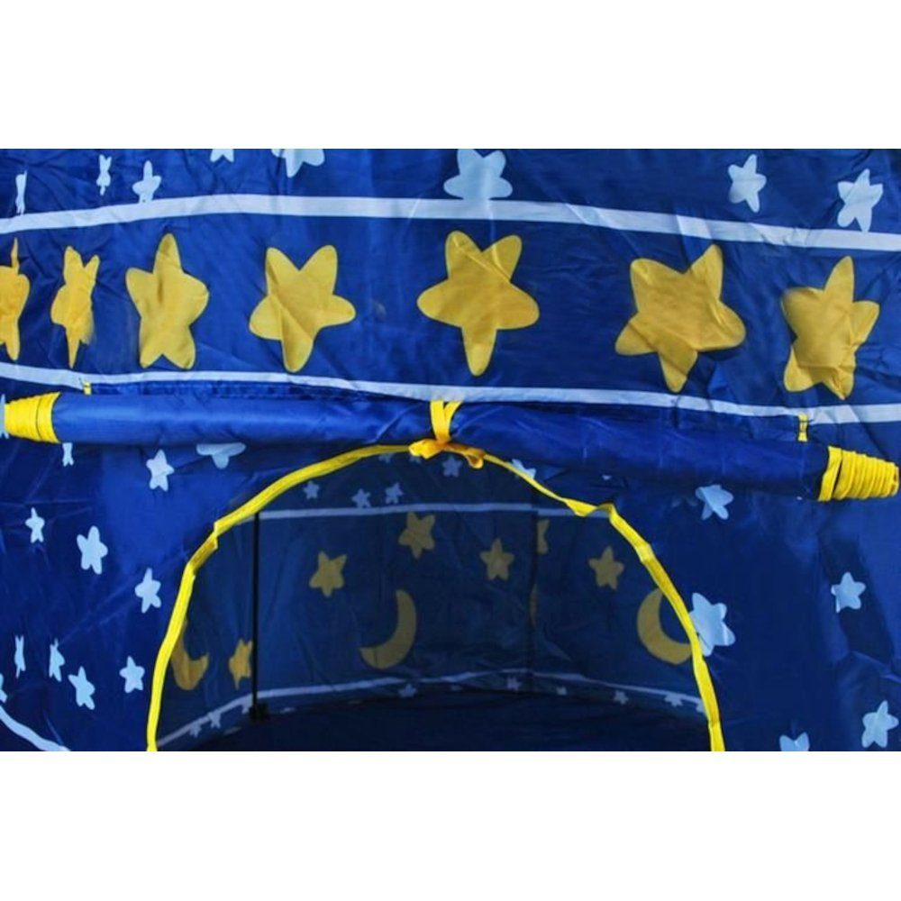 ISO TRADE Innenzelt Blaues Kinderzelt, Personen: 2 (Spar-Set, 1 tlg., spielen, Prinzessin), das Zelt hat keine scharfen Kanten – Bild 5 von 5