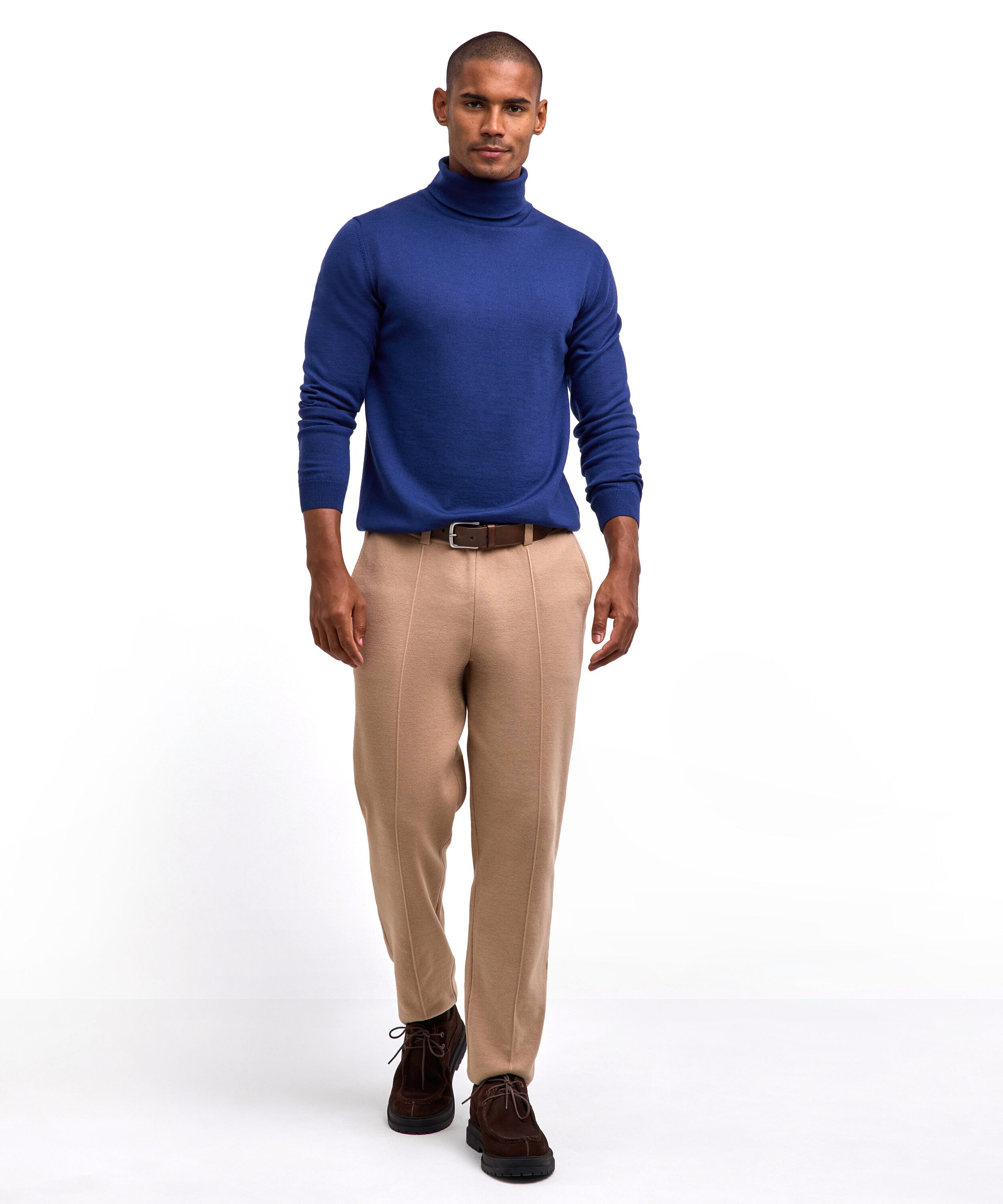 FALKE Strickpullover Pure Merino Wool (1-tlg) aus reiner, extrafeiner Merinowolle