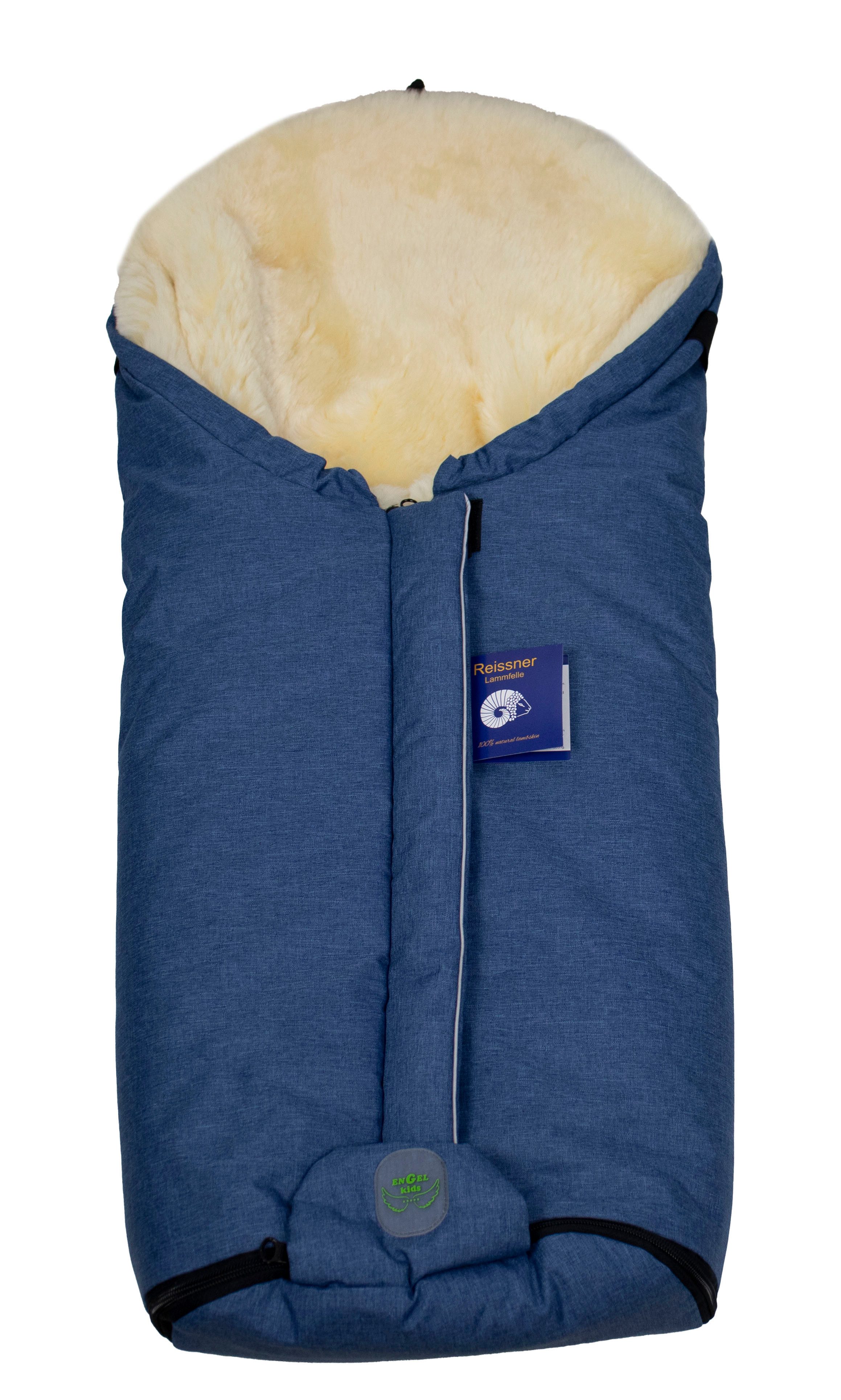 Reissner Lammfelle Fußsack Lammfell Fußsack ESKIMO für Kinderwagen und Buggy – Bild 2 von 5