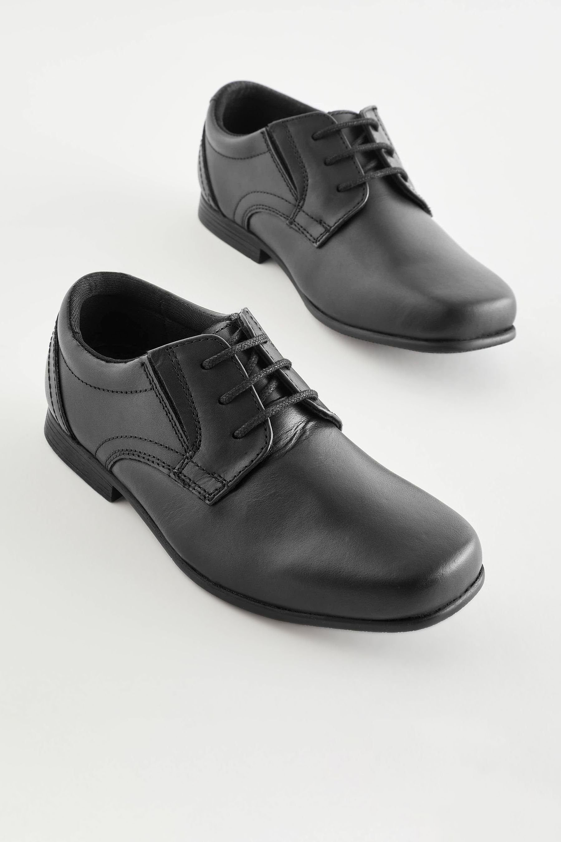 Next Leder-Loafer zum Schnüren, weite Passform Schnürschuh (1-tlg)