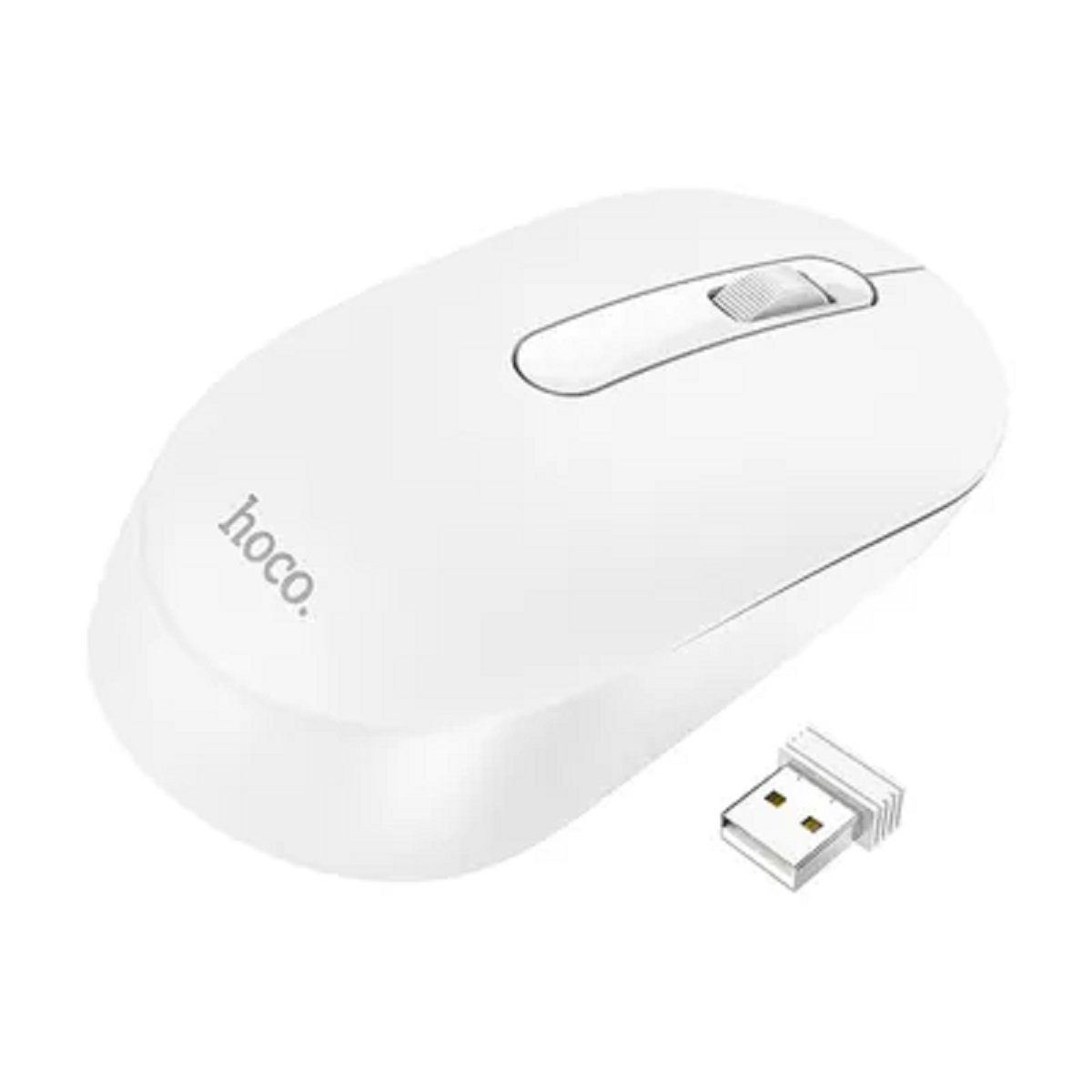 hoco. Funkmaus / Computermaus Platinium 2.4G GM14 weiß Maus