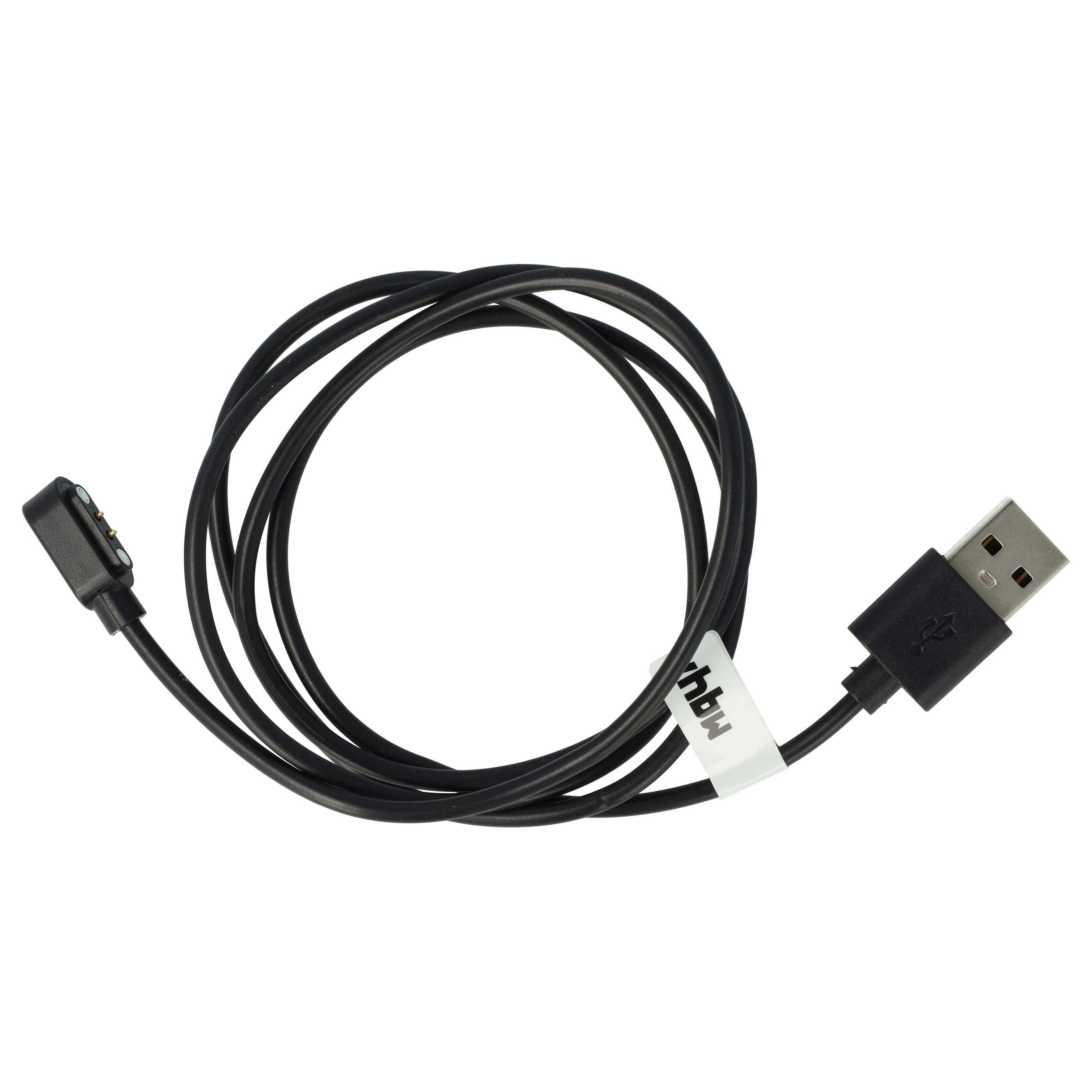 vhbw USB Ladekabel passend für Umidigi Uwatch 3 Smartwatch / Fitnesstracker Smartwatch-Ladekabel, (100.0 cm)