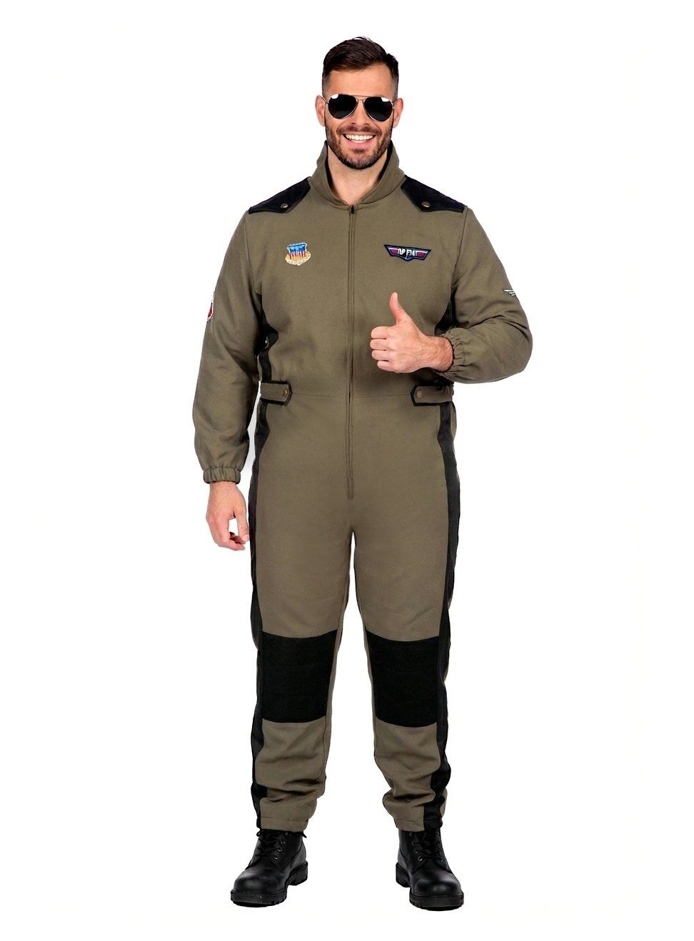 Metamorph Kostüm Top Pilot Kostüm, Pilotenkostüm im Stil des Blockbuster Kinofilms