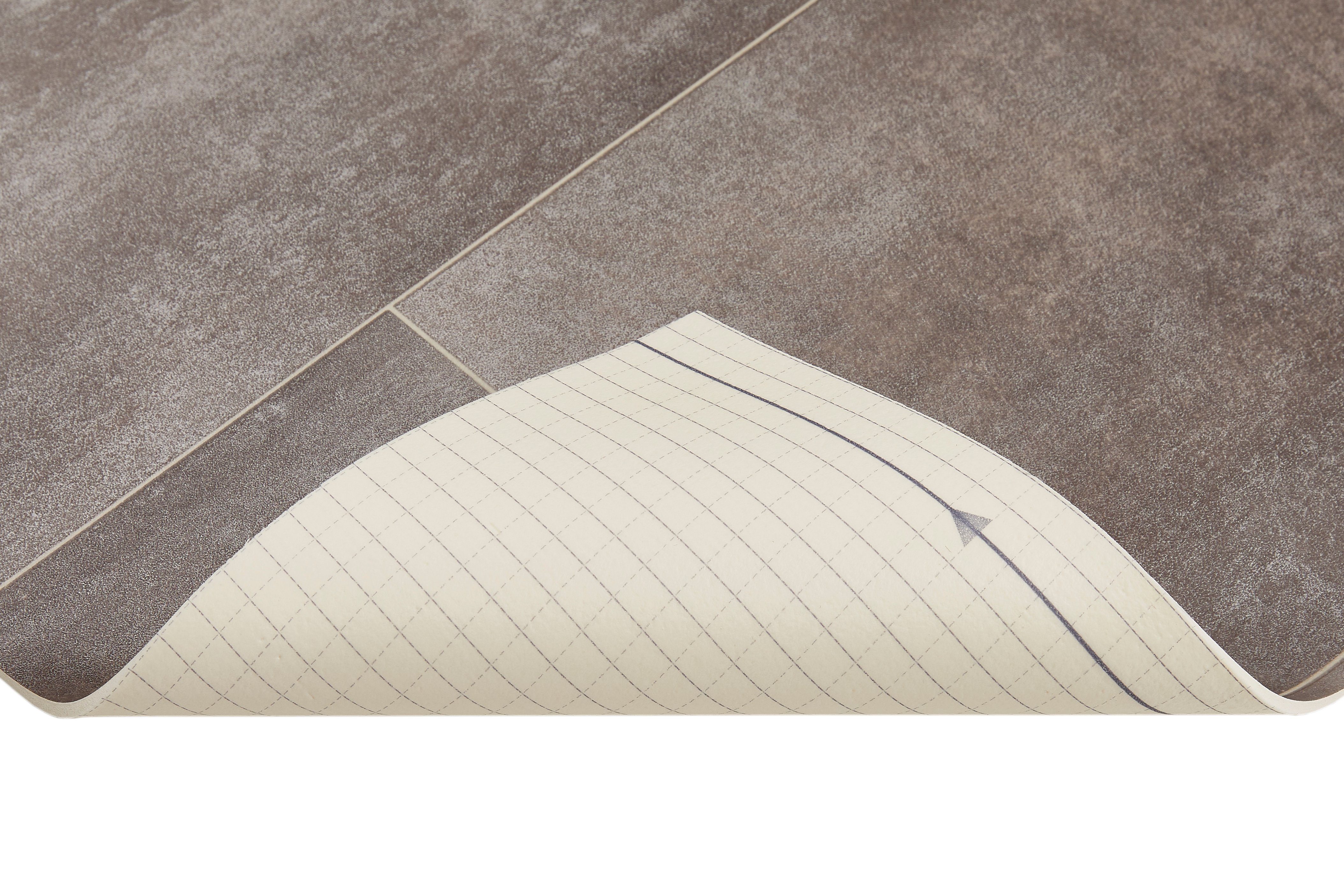 Vinylboden oder braun-grau Stabparkettoptikoptik, Andiamo Feuchtraumbereiche Fliesen- für