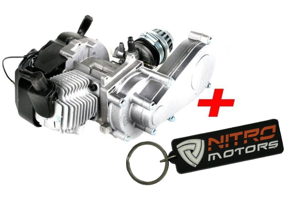 Nitro Motors Dirt-Bike Nitro Motors Dirtbike Motor 49cc 3,5PS Pocket Bike Mni Atv Quad, (1-tlg)