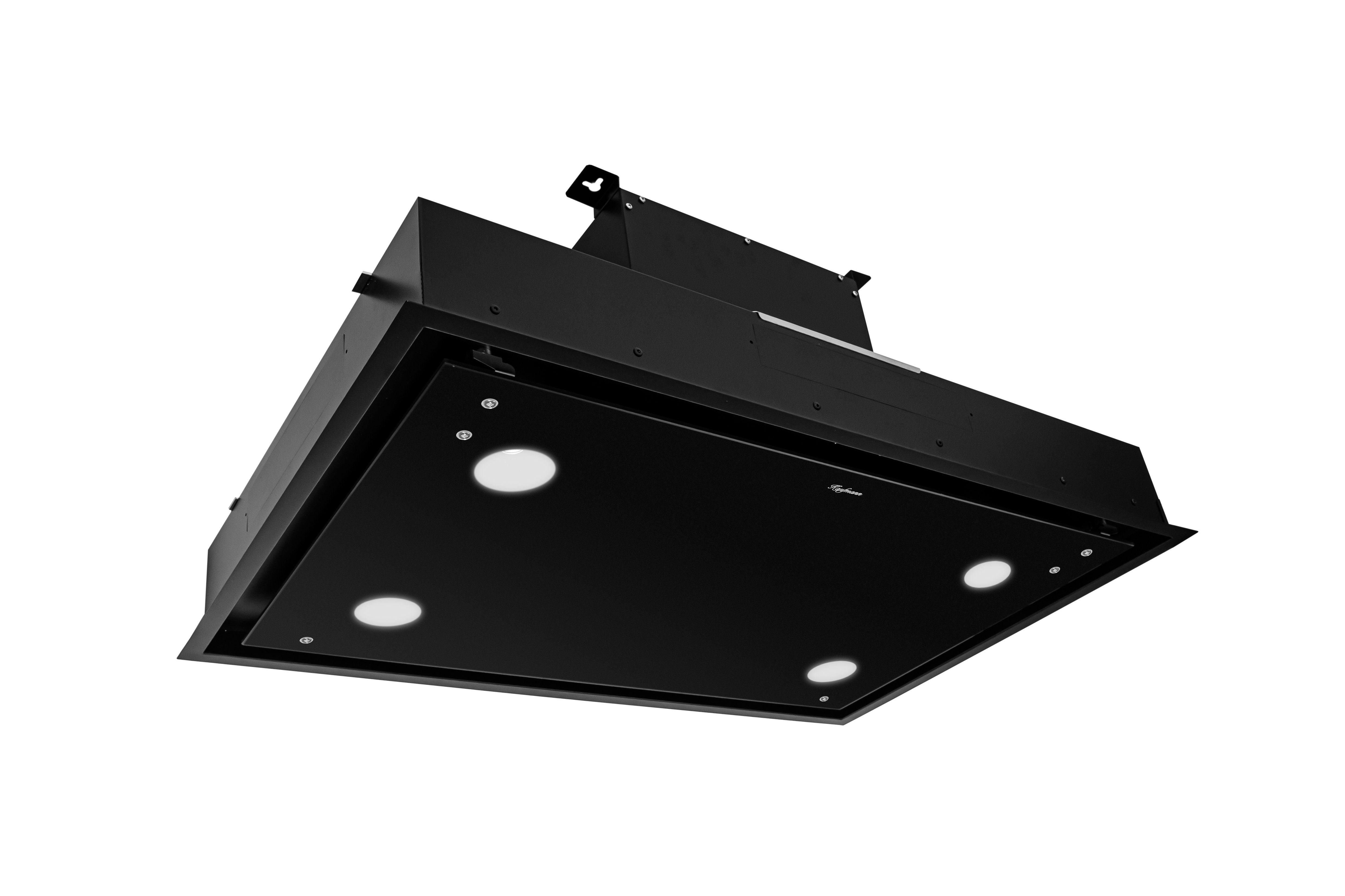 KAUFMANN Deckenhaube Tegmento 90 BL. Dunstabzugshaube 90 cm, 850m³/ h/ Schwarz Glas Tegmento 90 BL. Dunstabzugshaube 90 cm, 850m³/ h/ Schwarz Glas, Dunstabzugshaube 90 cm, 850m³/ h/ Schwarz Glas/ Ab-Umluft