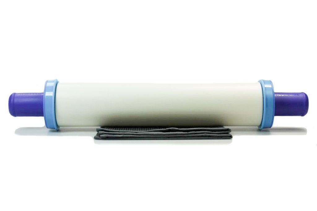 TUPPERWARE Back-Set Profi-Teigrolle blau Nudelholz + Ringe + GLASTUCH