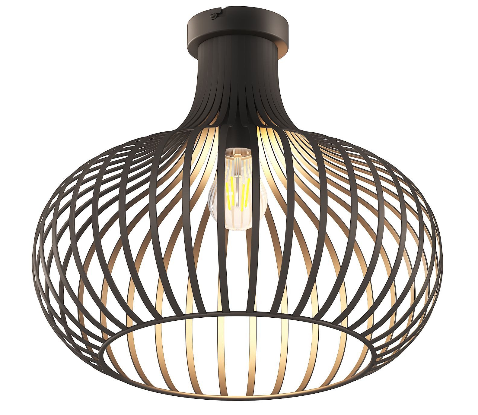 NOWA Deckenleuchte MATEO, ohne Leuchtmittel, Deckenlampe/rund/Wohnzimmer/Schlafzimmer/modern