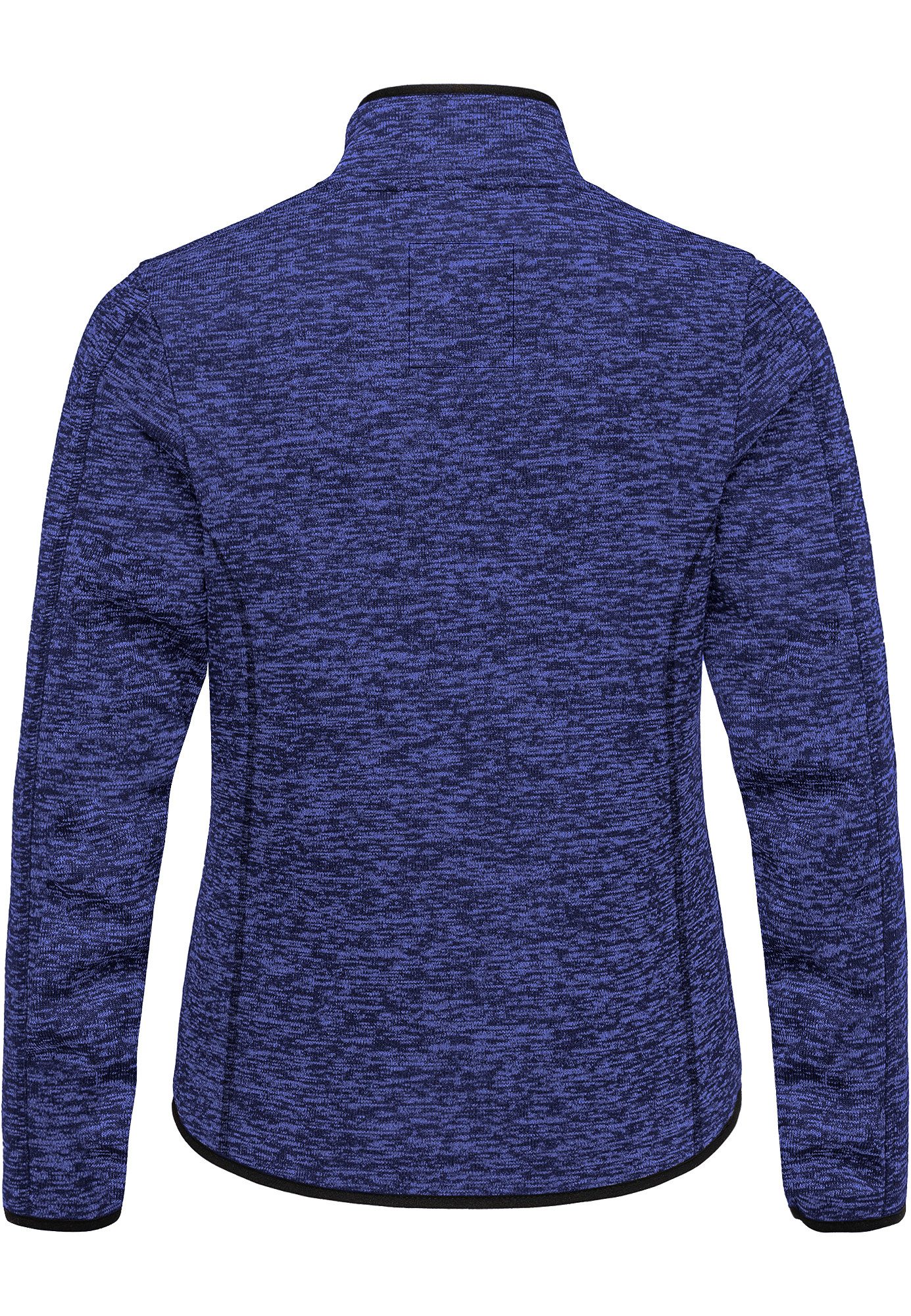 REPUBLIX Fleecejacke EBONY Damen Strickfleece Sweatjacke Zipper Fleecepullo günstig online kaufen