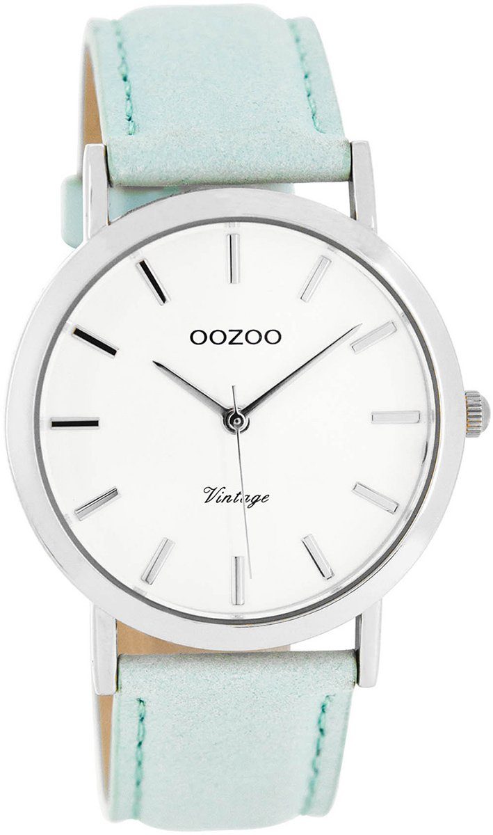 OOZOO Quarzuhr »UOC8100 Oozoo Armbanduhr Damen Vintage«, (Analoguhr),  Damenuhr rund, mittel (ca. 38mm), Lederarmband, Fashion online kaufen | OTTO