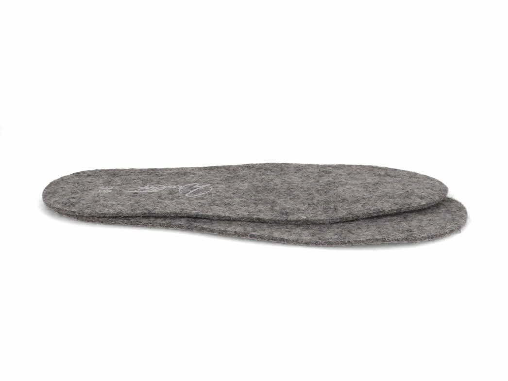 WoolFit Einlegesohlen Damen Herren dünne Filz-Einlegesohlen 3mm, hellgrau, filz, schafwolle, Filz – Bild 3 von 5