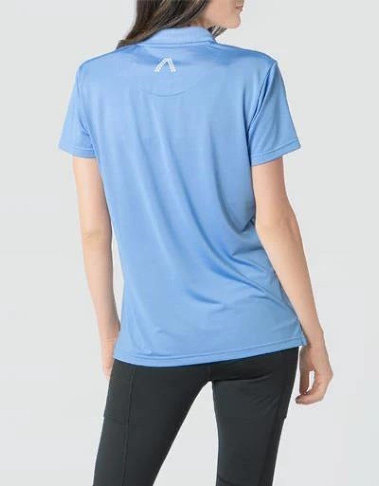 Alberto Poloshirt Alberto Golf Polo Eva Dry Comfort Hellblau Damen