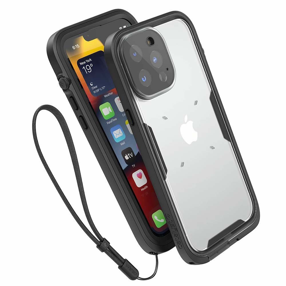 Catalyst Smartphone-Hülle Total Protection Waterproof Case, für iPhone 13 Pro, Stealth Black
