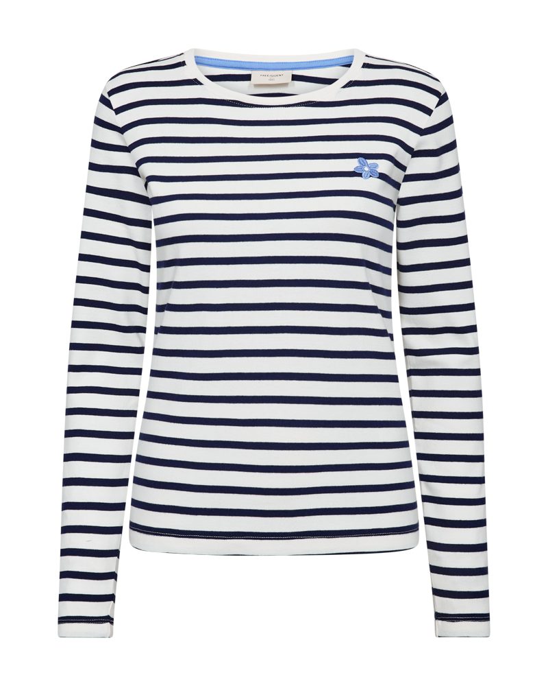 FREEQUENT Langarmshirt FQFAMILA-TEE im Streifen-Design