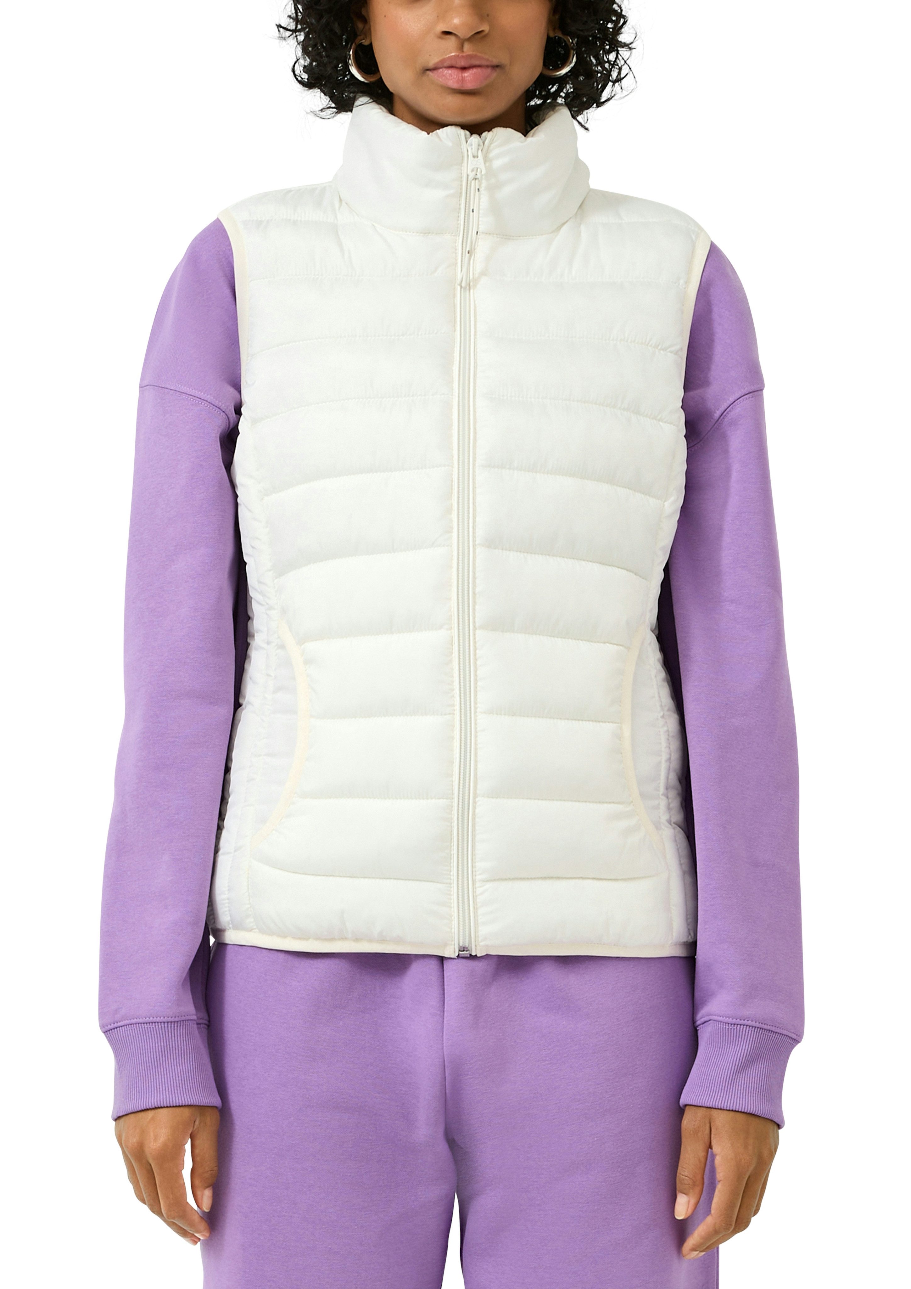 QS Steppweste mit Stehkragen und Reißverschluss