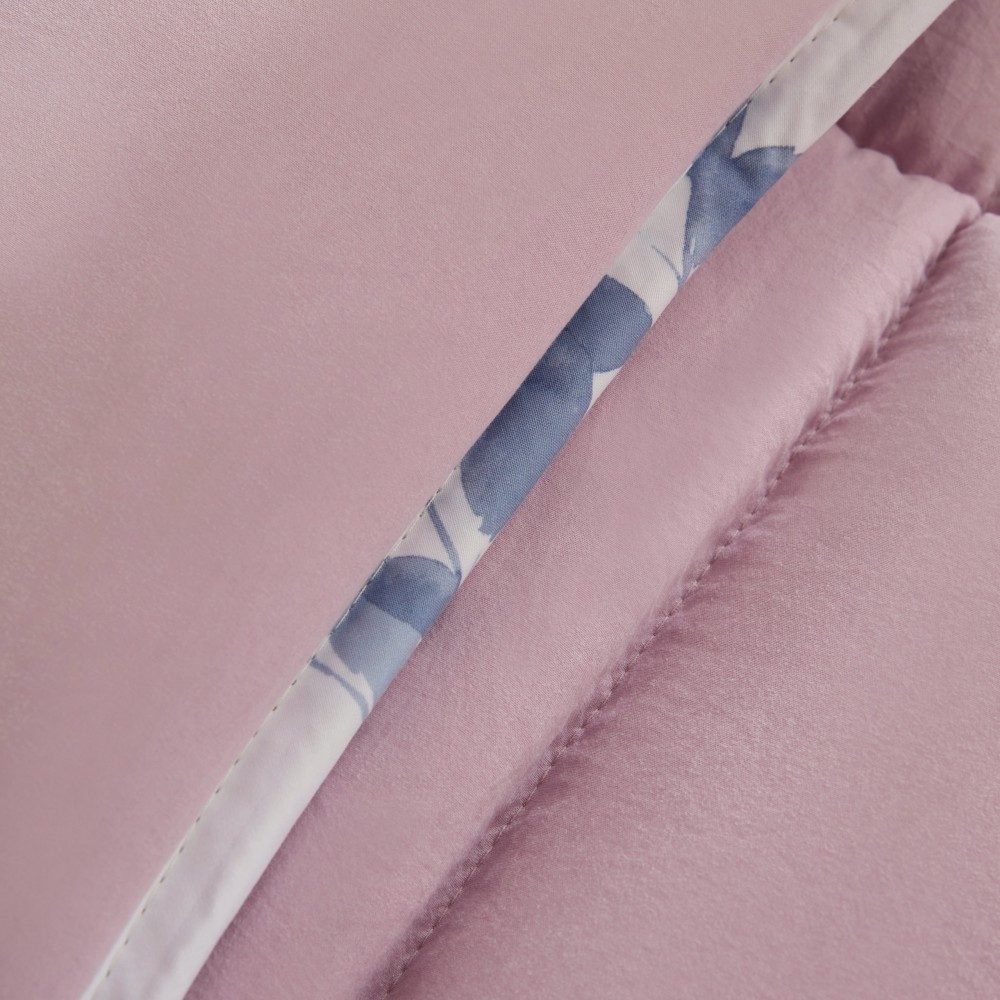 Karaca Bettwäsche Karaca Leaf Bettdecke 135x200 cm + Kissenbezug 50x70 Set, Multifarben