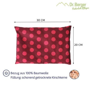 Dr. Berger Kirschkernkissen Dr. Berger 1-Kammer- und 3-Kammer Kirschkernkissen Set Tupfendruck Rot, Spar-Set, 2-tlg.