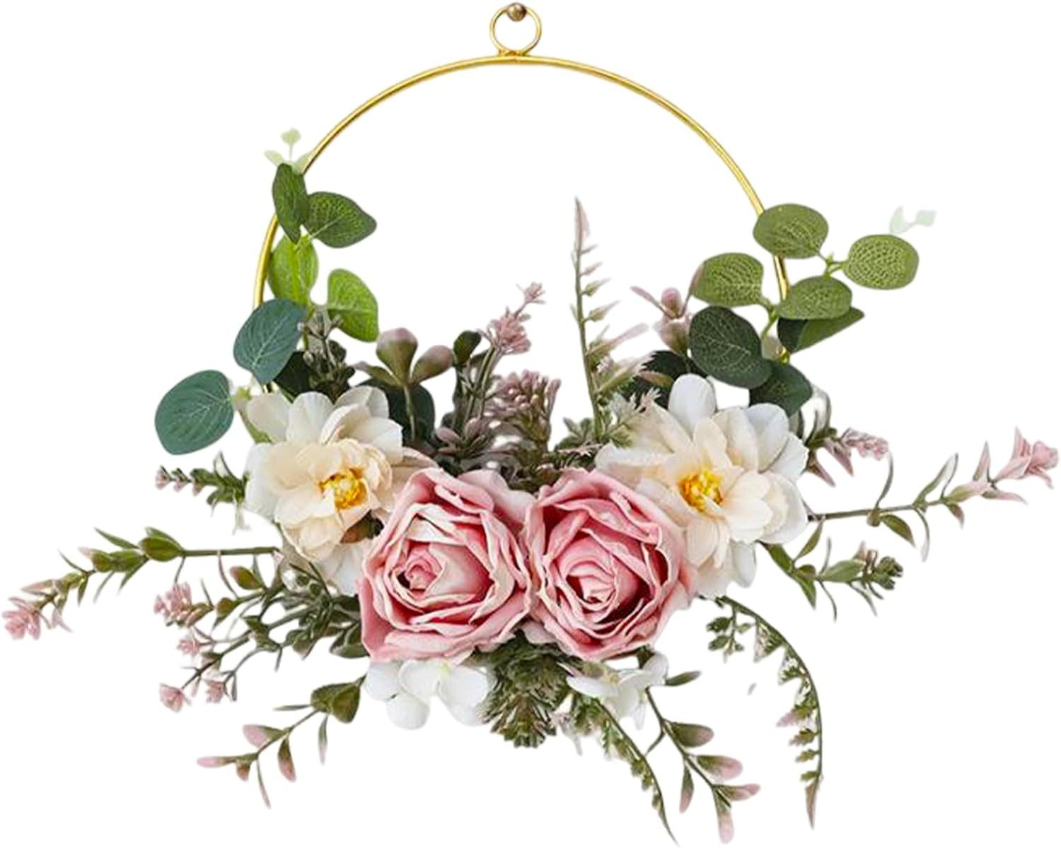 Kaket Dekokranz Kunst-Trockenblumenkranz, Wanddeko für Tür, Hochzeit & Zuha günstig online kaufen