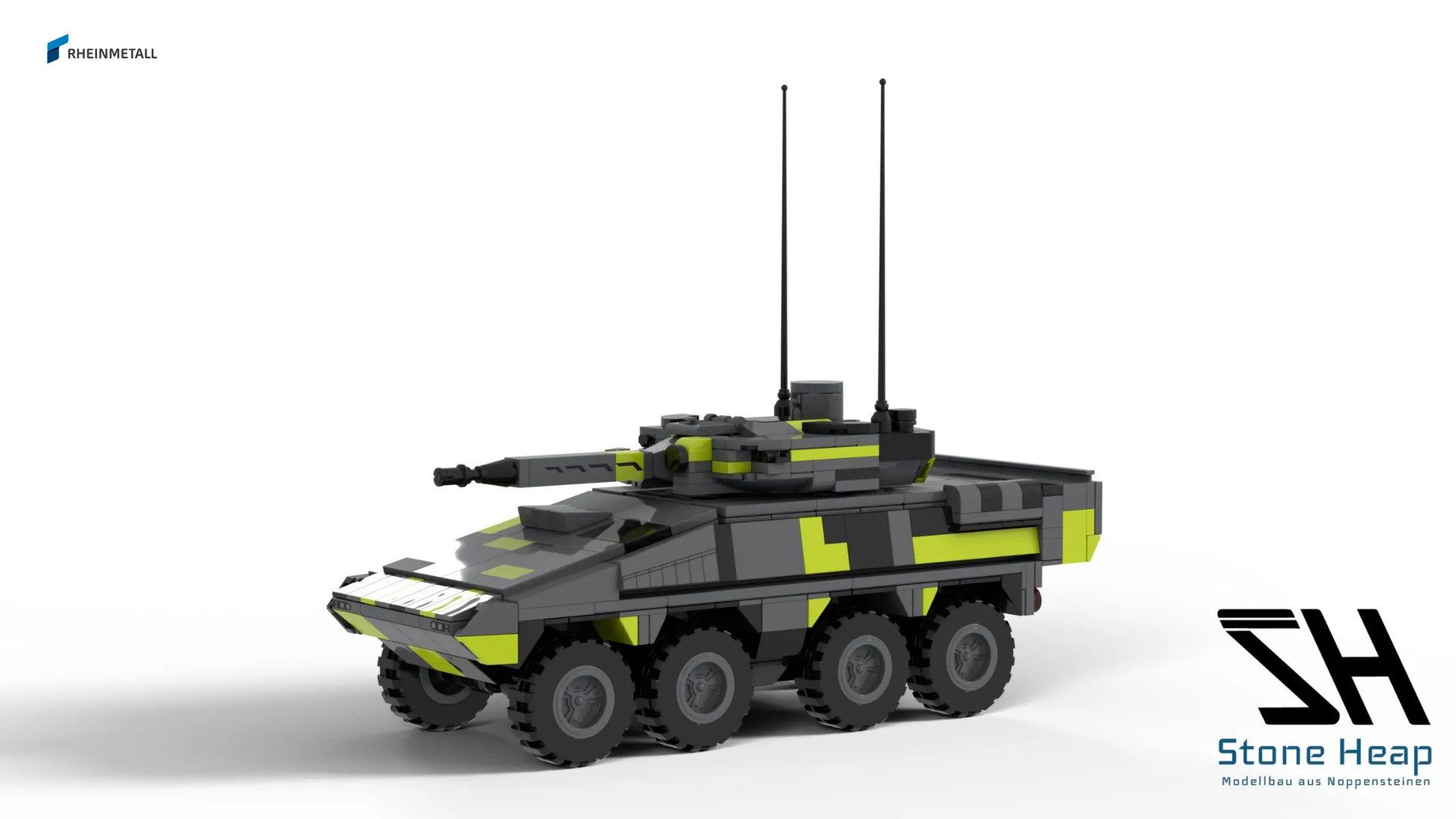 Stone Heap Stone Heap SH-6002 Rheinmetall - Boxer Lance 2 Spielbausteine