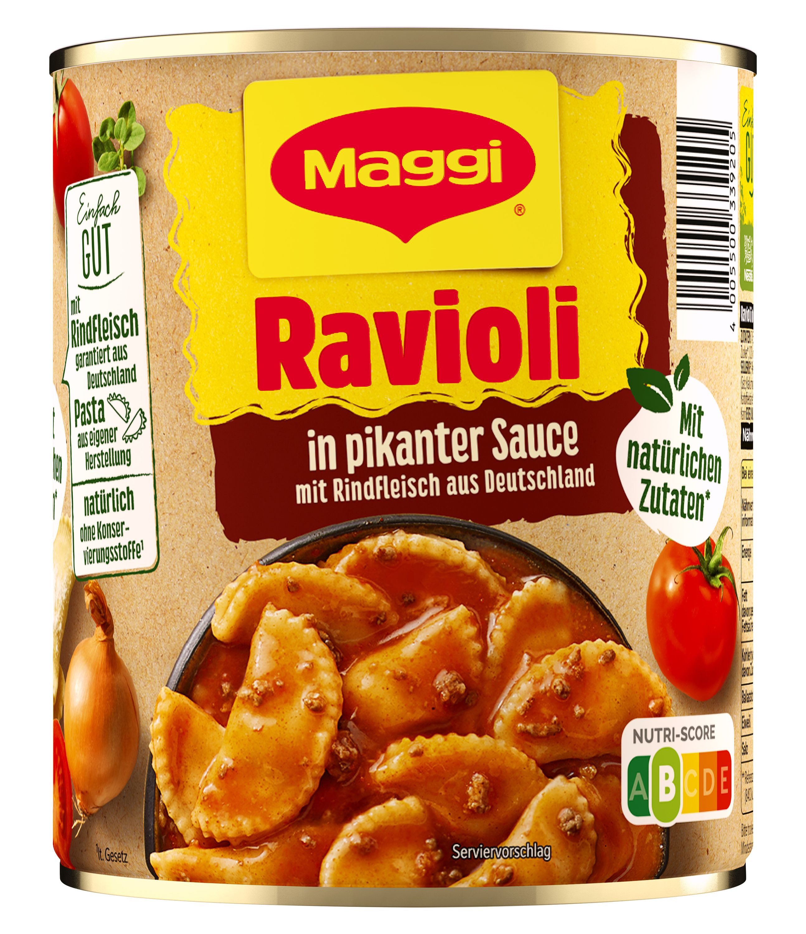 MAGGI Fertiggericht, Maggi Ravioli in pikanter Soße