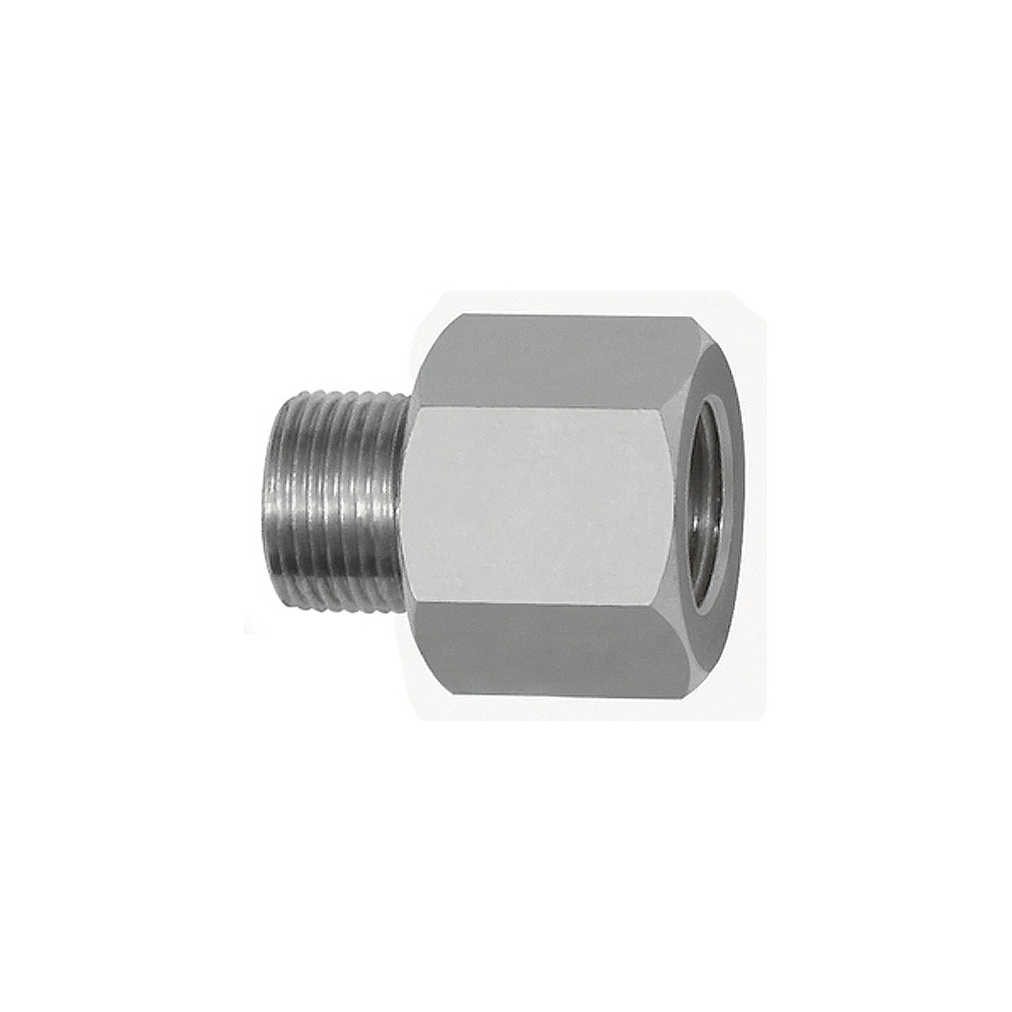 RIEGLER Radnabenabzieher Riegler Gewindeadapter Aluminium, AG 1/2 - 27 UNS, IG G 1/4, SW 17