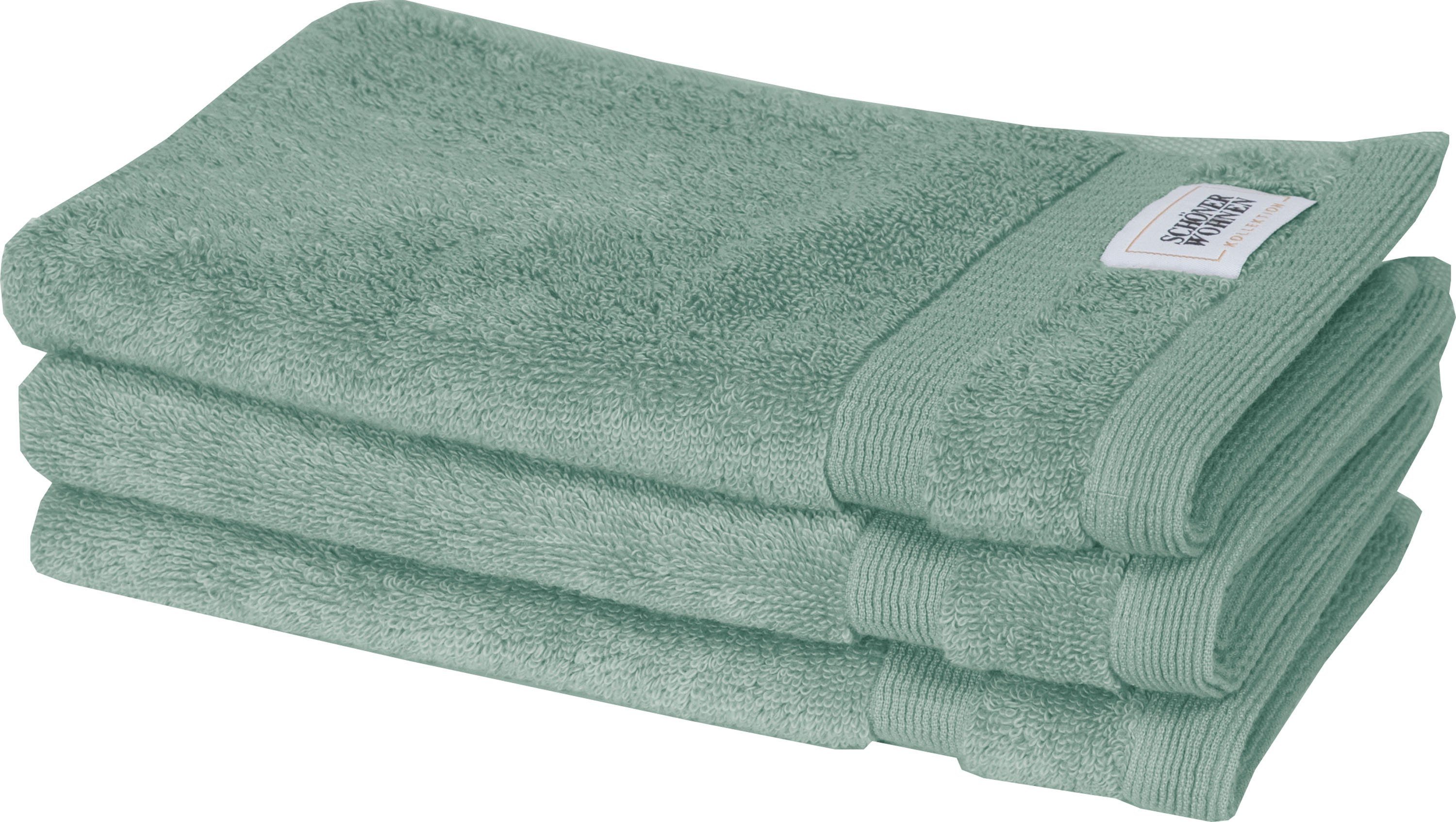 SCHÖNER WOHNEN-Kollektion Gästehandtuch Cuddly, Frottier (3-St), günstig online kaufen
