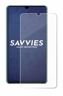 Savvies Panzerglas für Huawei P30, Displayschutzglas, Schutzglas Echtglas 9H Härte klar Anti-Fingerprint