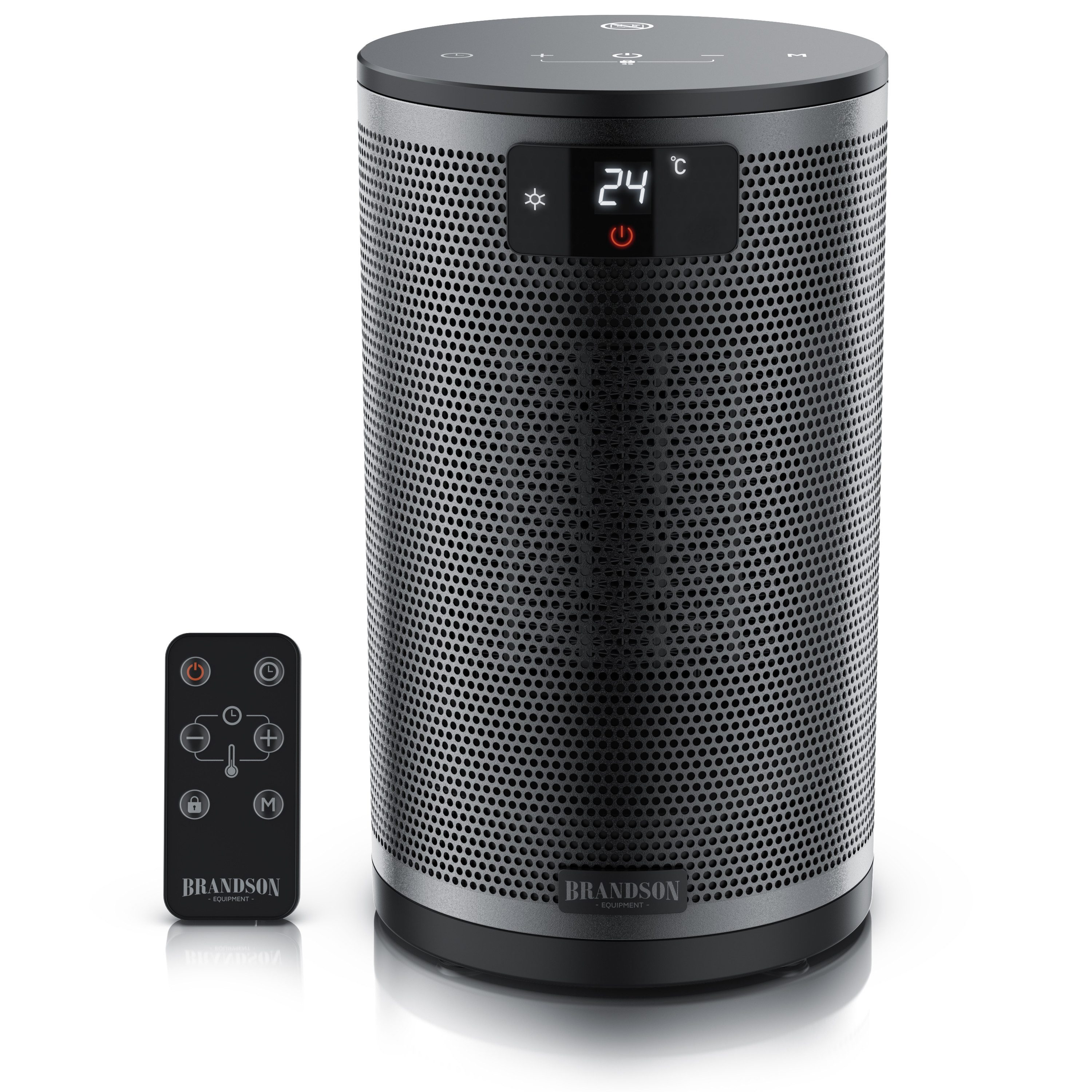 Brandson Heizlüfter Keramik Heizgerät, 2 Heizstufen, ECO‑Modus, Fernbedienu günstig online kaufen