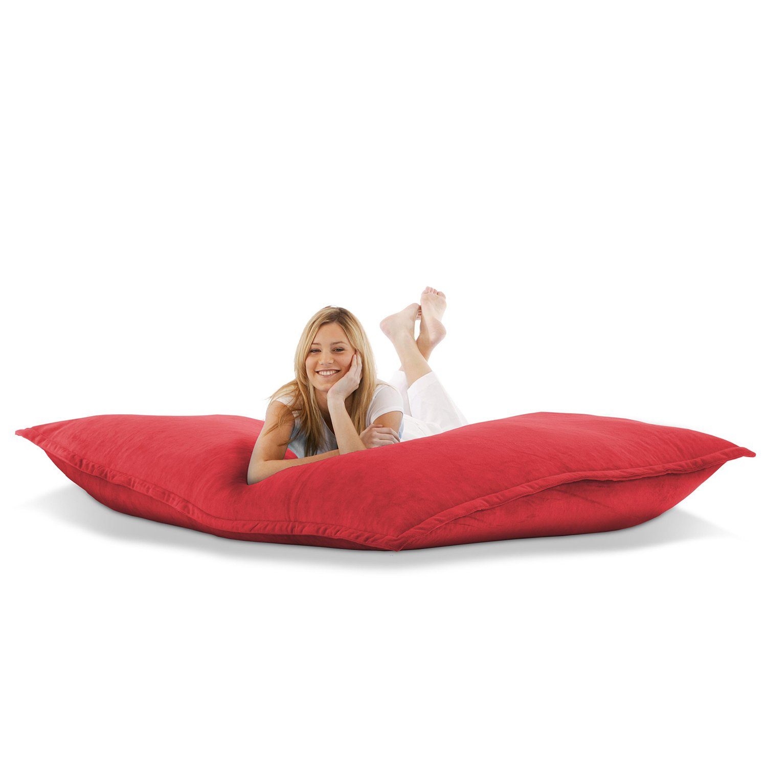 Smoothy Sitzsack SMOOTHY XXL Samt Bezug Sitzsack - Extra großer Sitzkissen