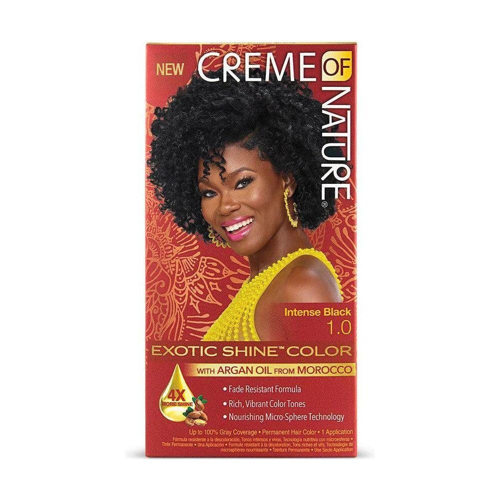 Haarfarbe Creme Of Nature Exotic Shine Hair Color Intense Black