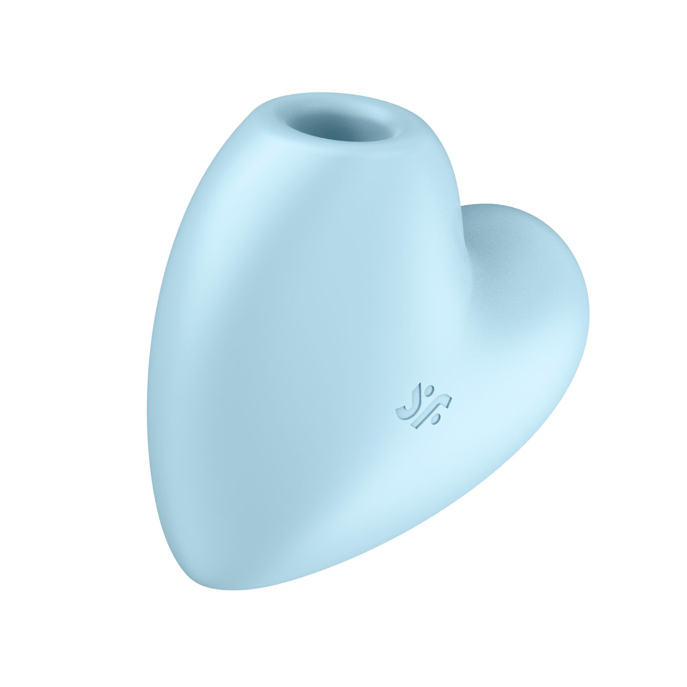 Satisfyer Auflege-Vibrator Satisfyer "Cutie Heart", Druckwellenvibrator, wasserdicht, 9,5cm, (1-tlg) blau