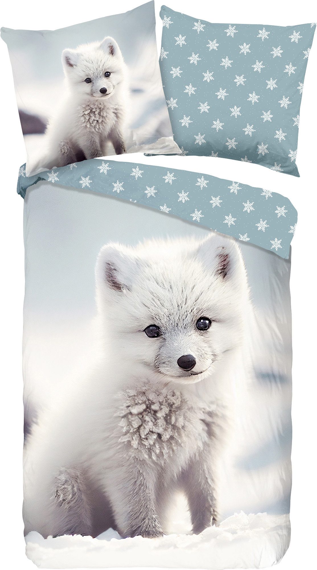 good morning Kinderbettwäsche Kinder-Wendebettwäsche "Toss", Biber, Flanell günstig online kaufen