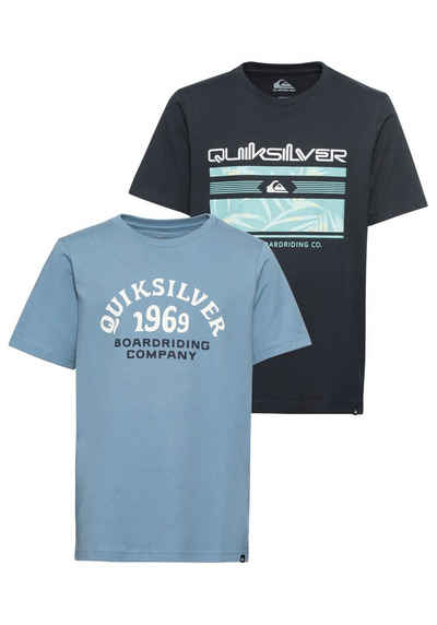 Quiksilver T-Shirt (Packung, 2-tlg., 2er-Pack)