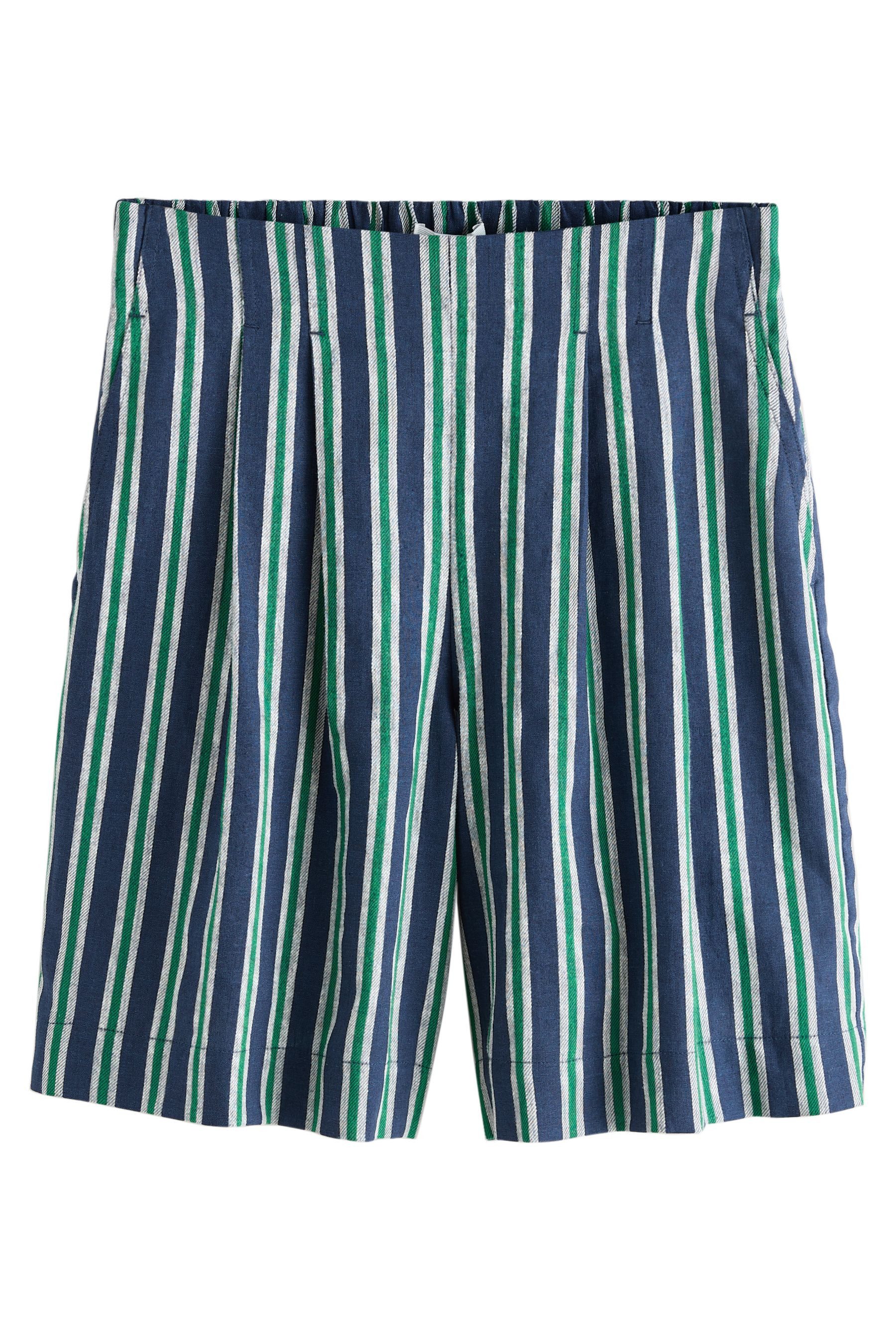 Next Shorts N. Premium Bermudashorts aus Leinenmix, Kurzgröße (1-tlg)