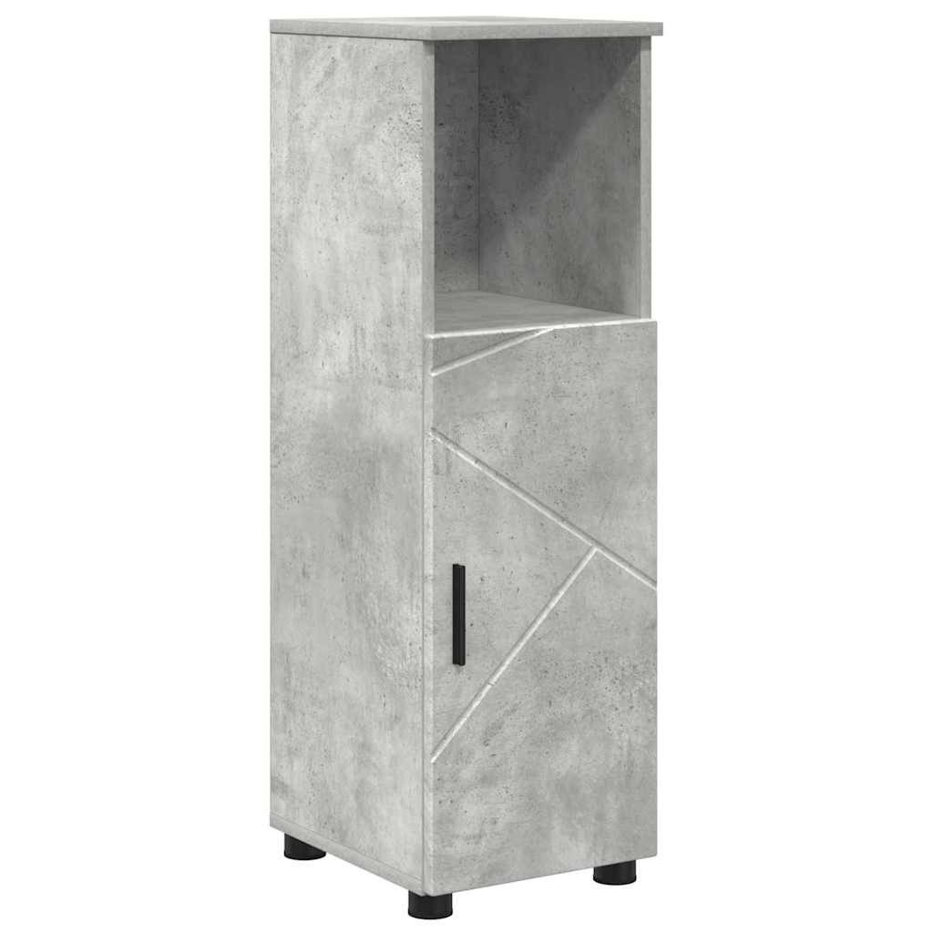 vidaXL Badezimmerspiegelschrank Badezimmer Schrank Betongrau 30 günstig online kaufen