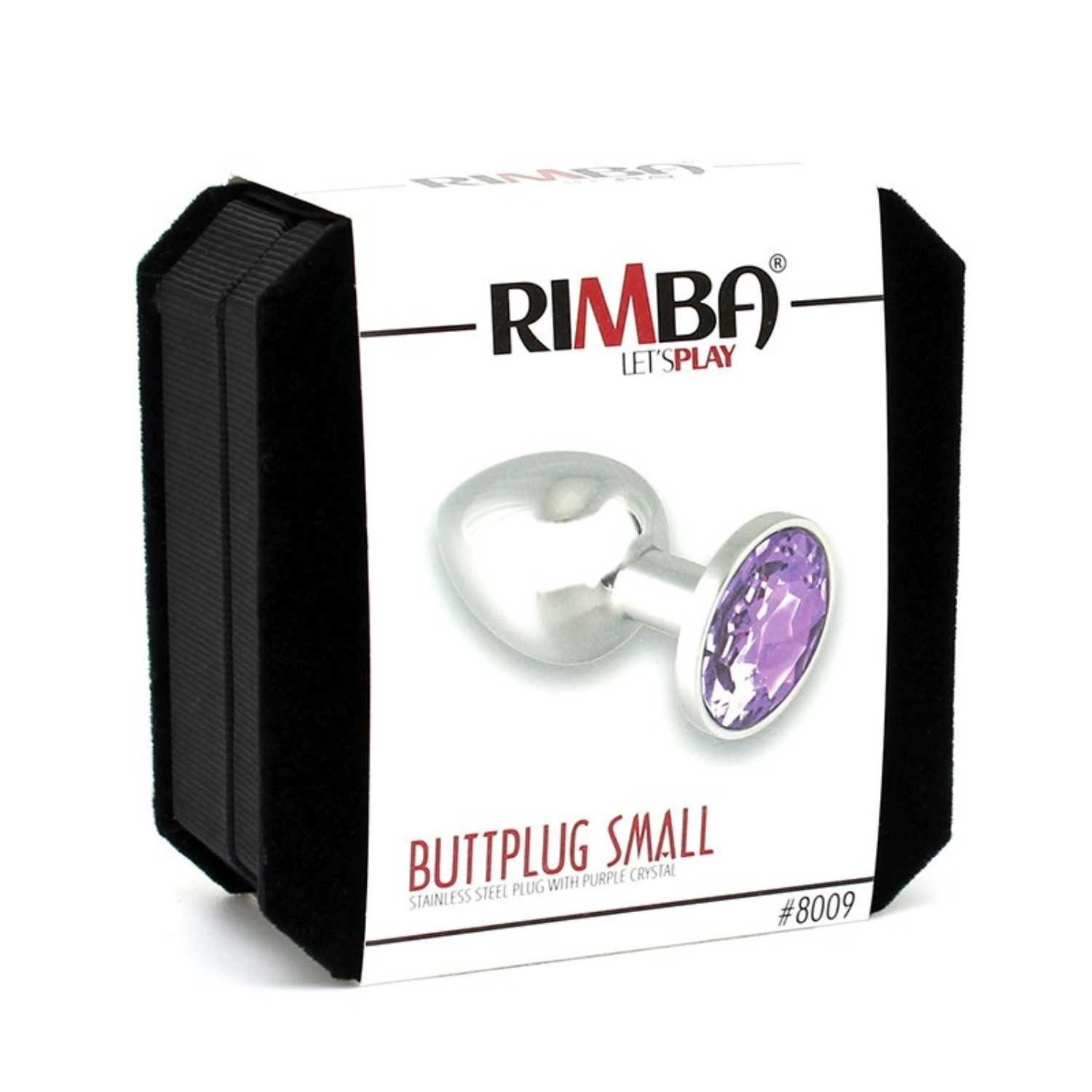 Rimba Toys Analplug 3,0 Buttplug silber cm violett Rimba S