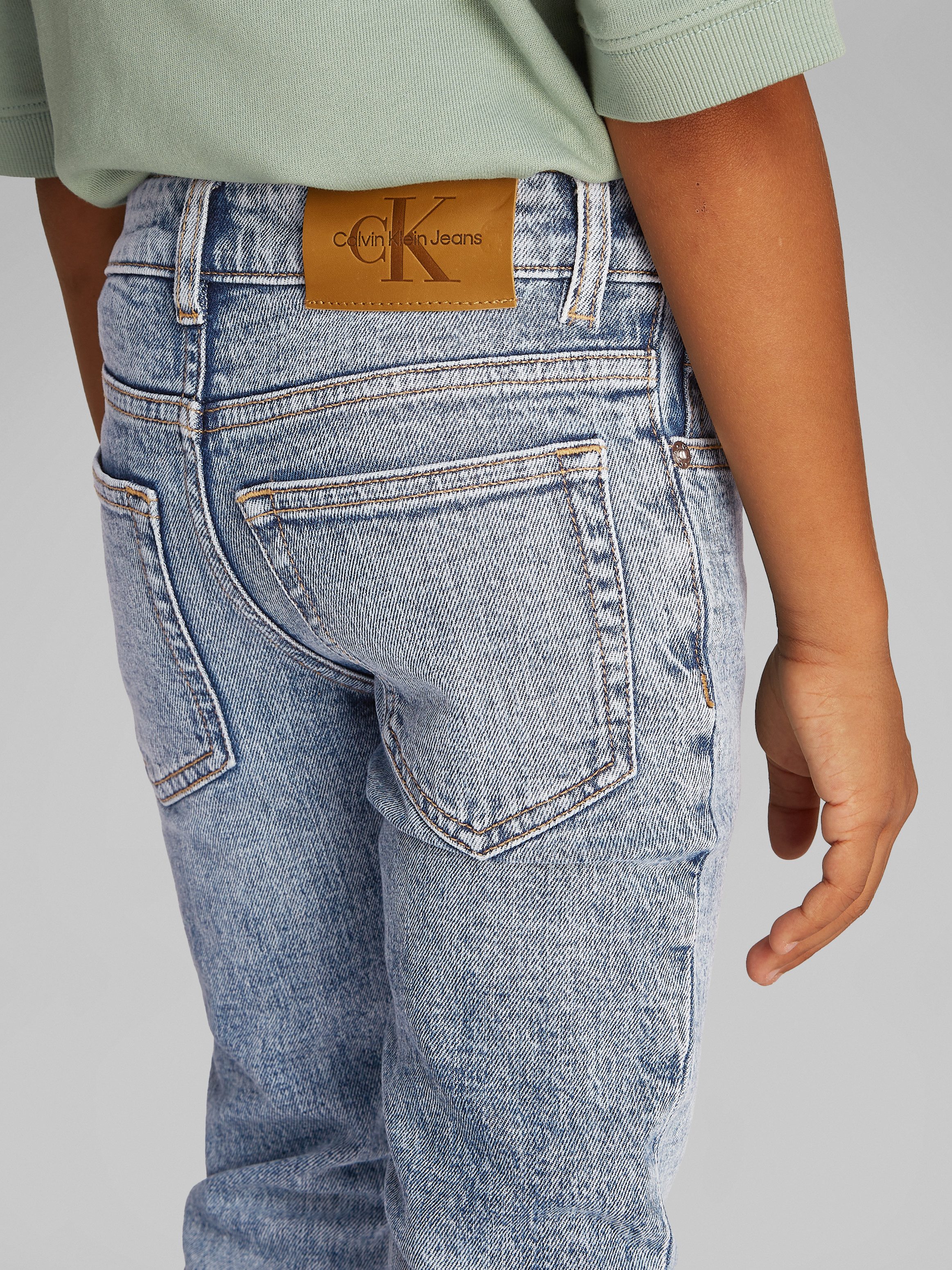 Calvin Klein Jeans Slim-fit-Jeans REEF BLUE SLIM in Stone Waschung